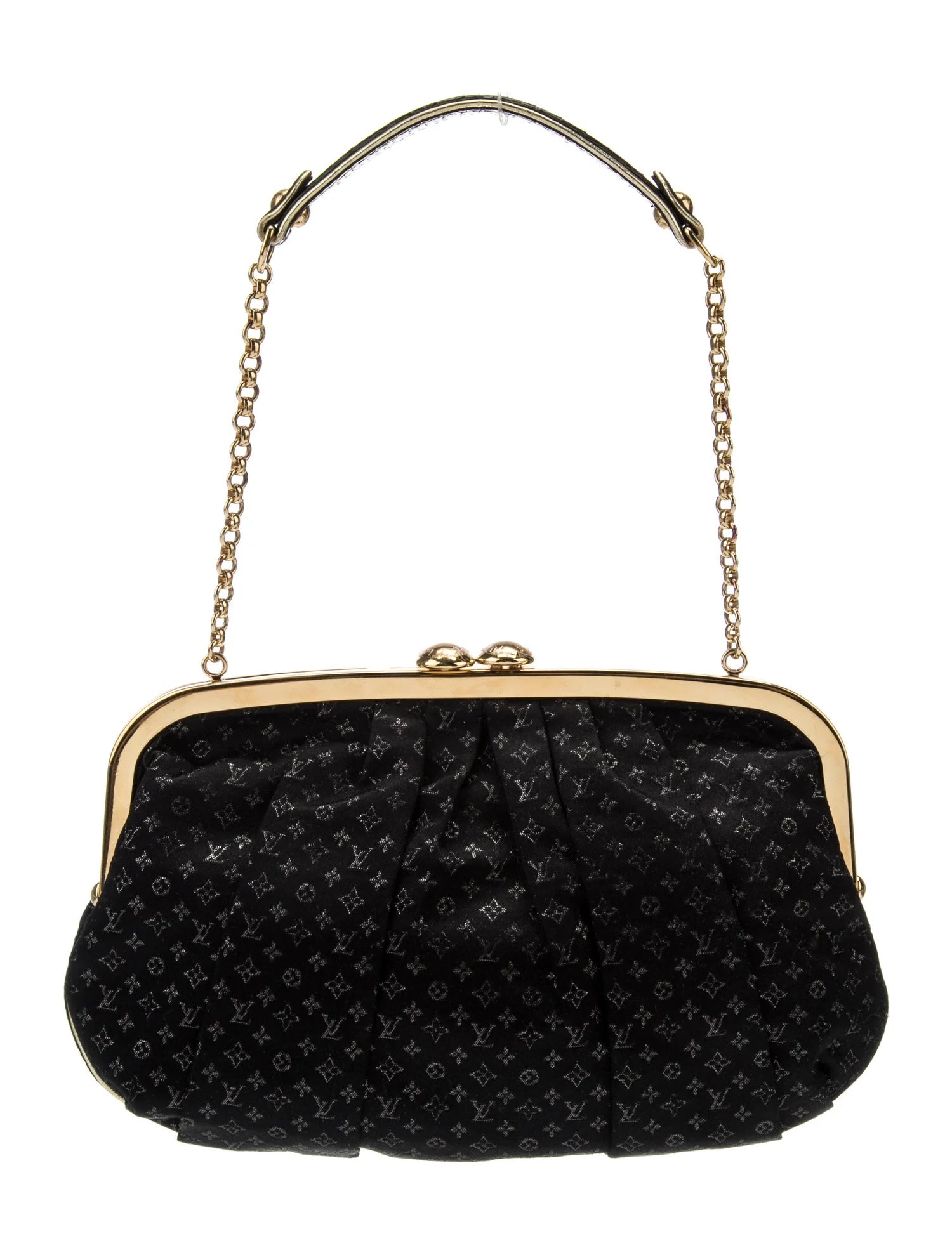 Louis Vuitton SATIN Monogram Clutch Bag