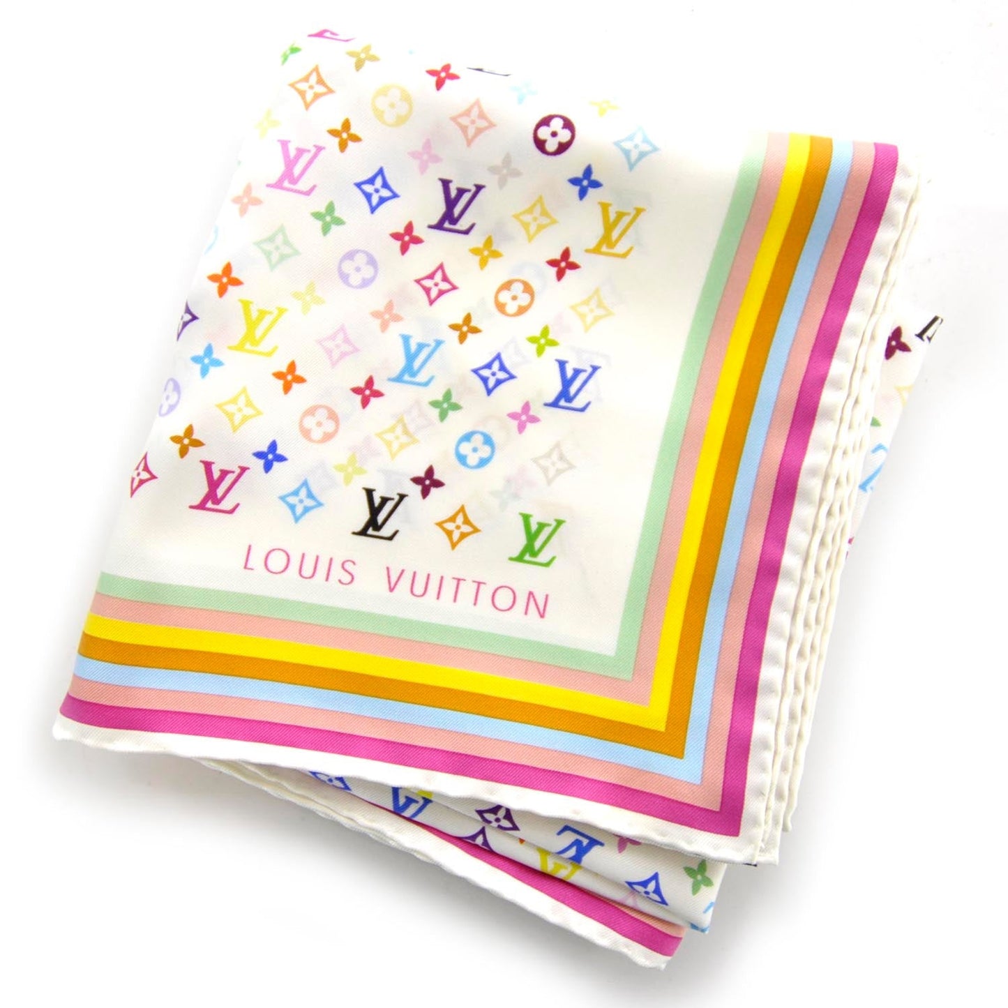 Louis Vuitton SILK SCARF Monogram Multicolor