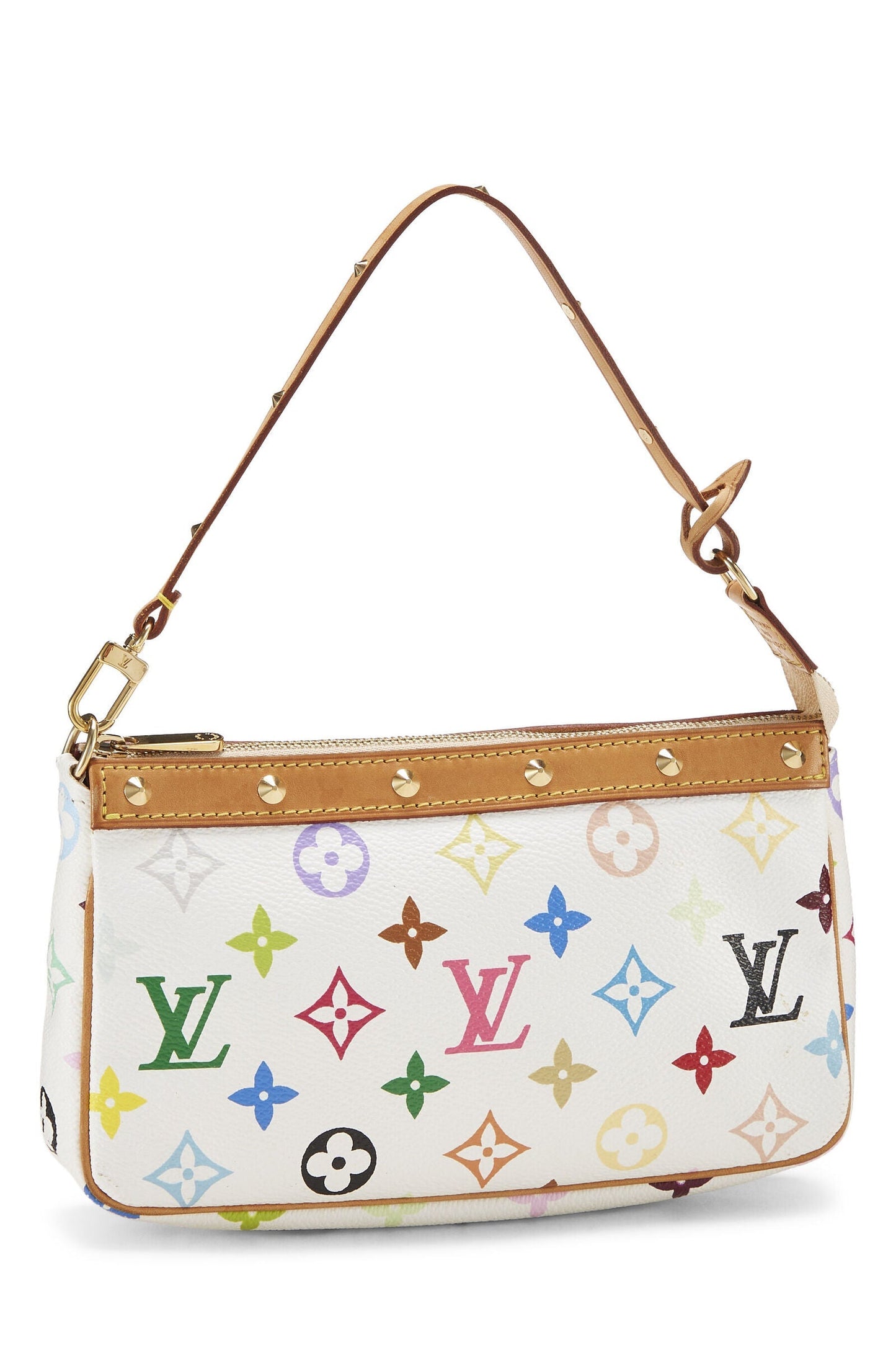 Louis Vuitton TAKASHI MURAKAMI POCHETTE Monogram Multicolor Clutch Bag