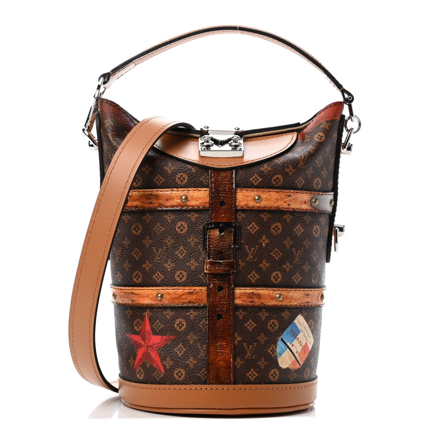 Louis Vuitton TIME TRUNK DUFFLE Monogram Travel Bag
