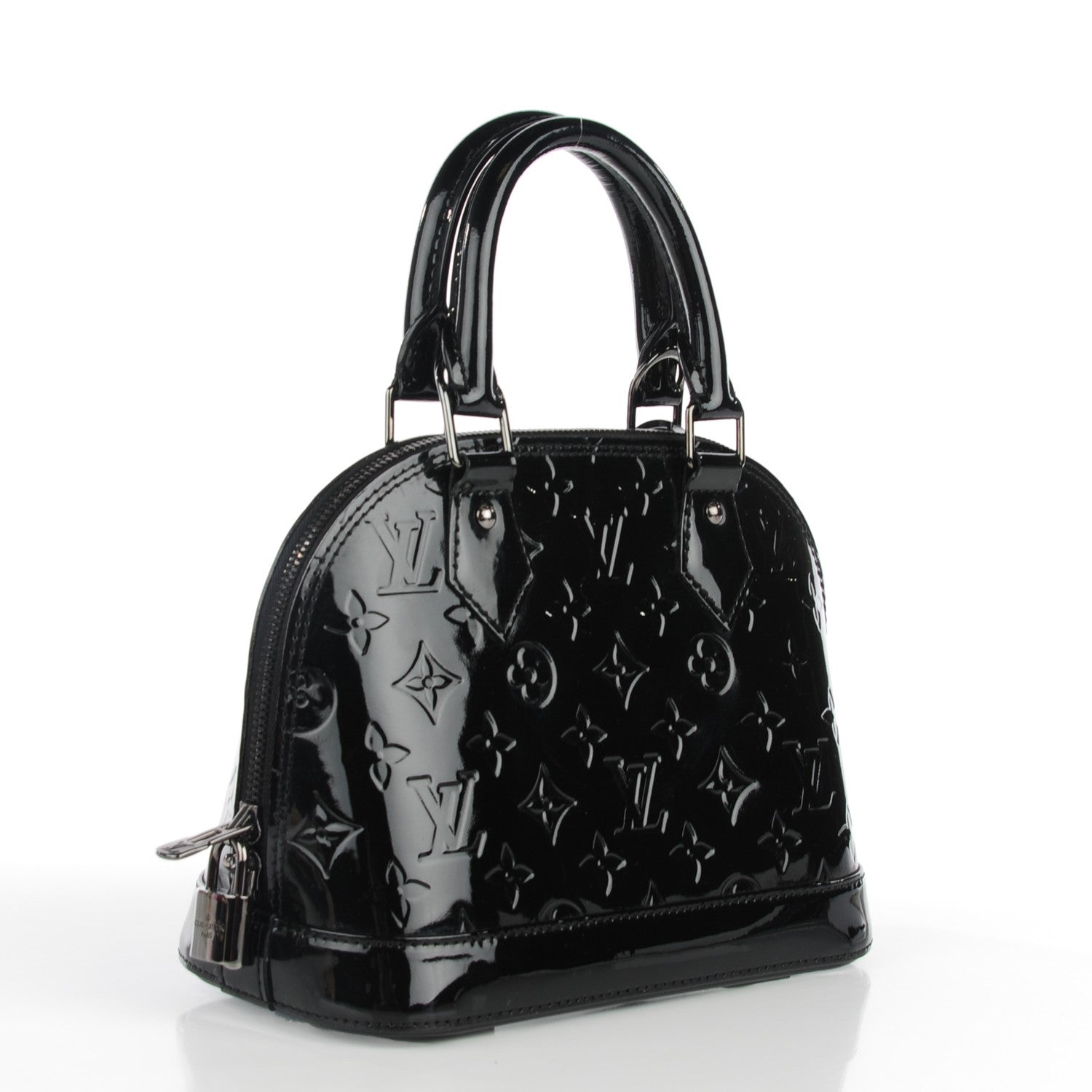 Louis Vuitton ALMA BB Noir Vernis Handbag