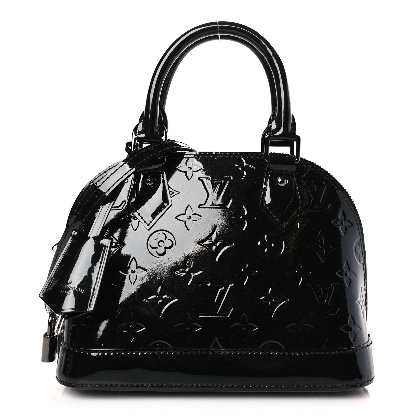 Louis Vuitton ALMA BB Noir Vernis Handbag