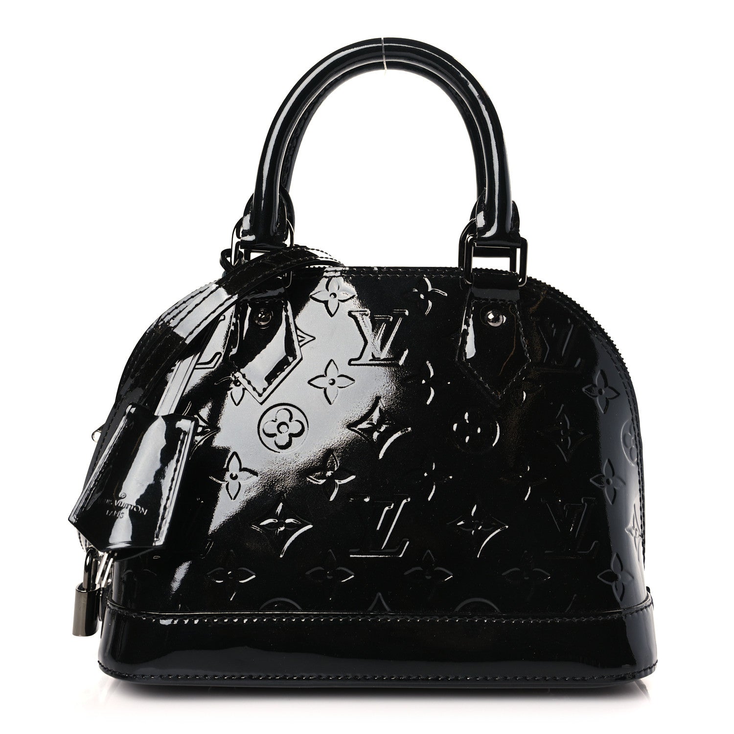Louis Vuitton ALMA BB Noir Vernis Handbag