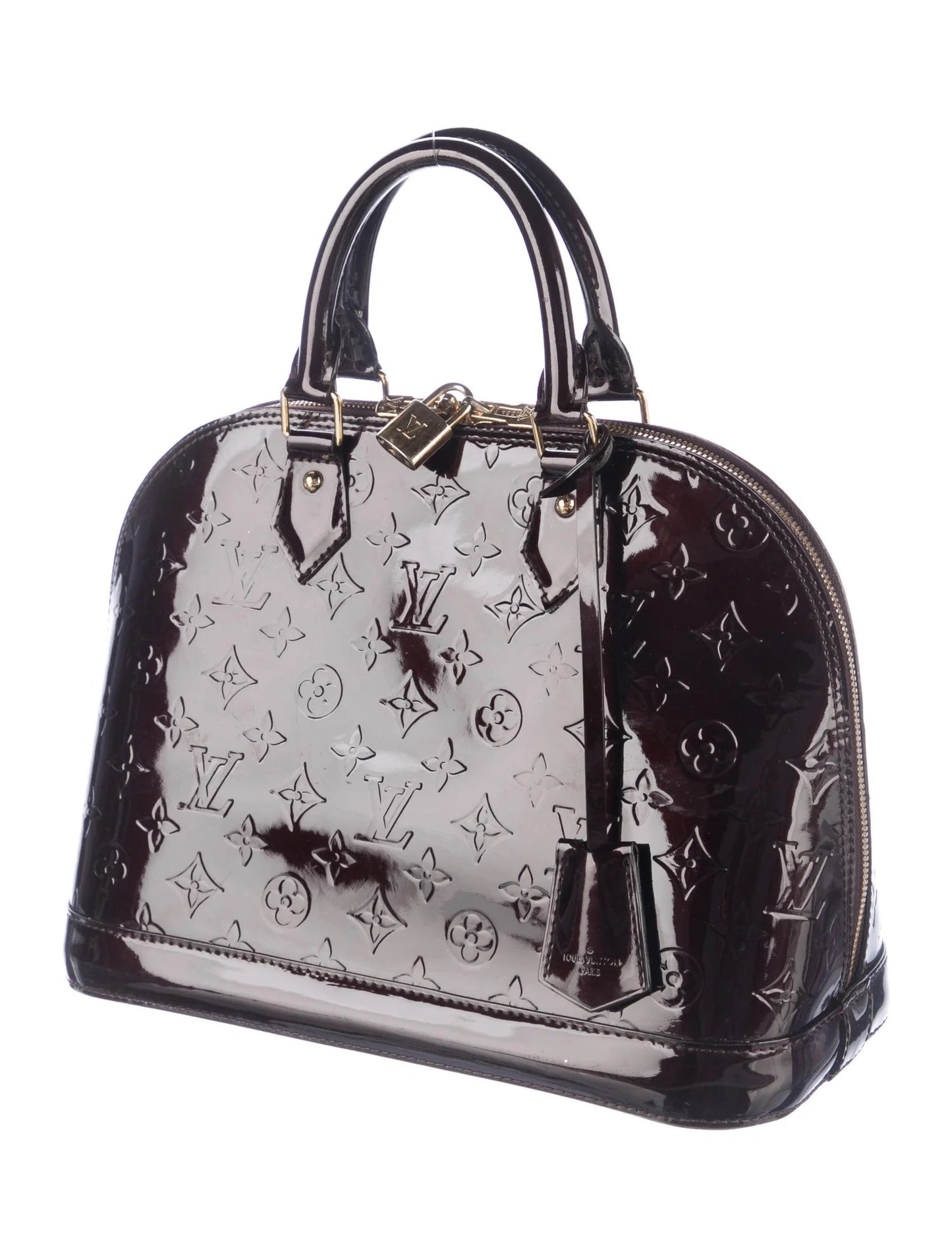 Louis Vuitton ALMA AMARANTE PM Vernis Handbag