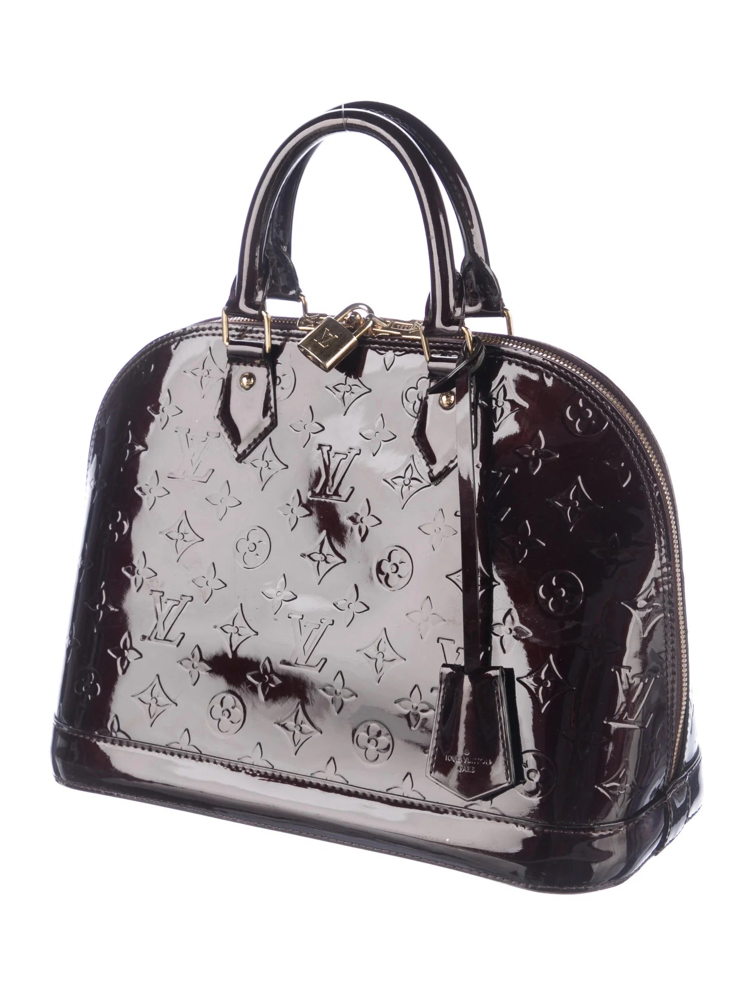Louis Vuitton ALMA AMARANTE PM Vernis Handbag