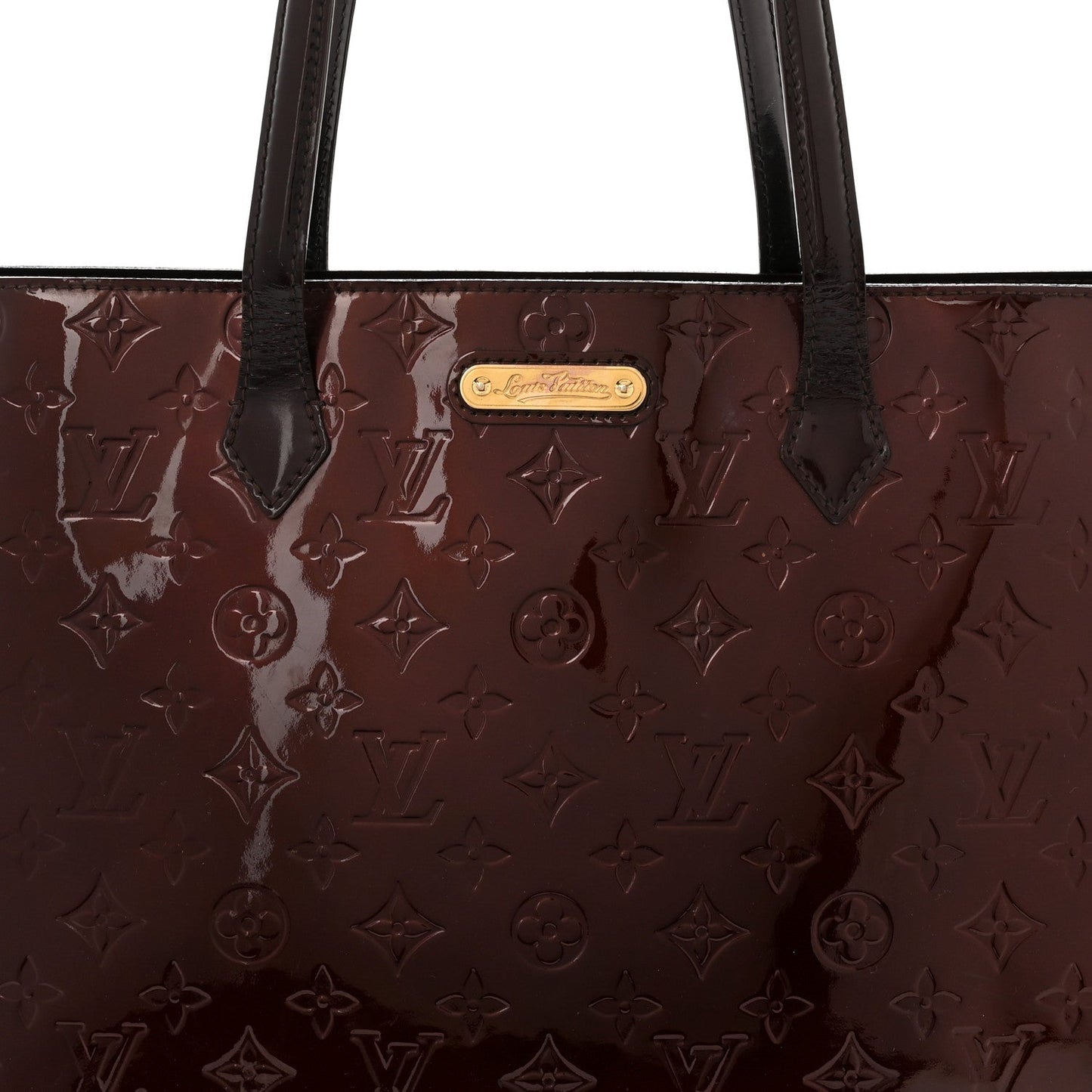 Louis Vuitton WILSHIRE GM Monogram Vernis Tote Bag