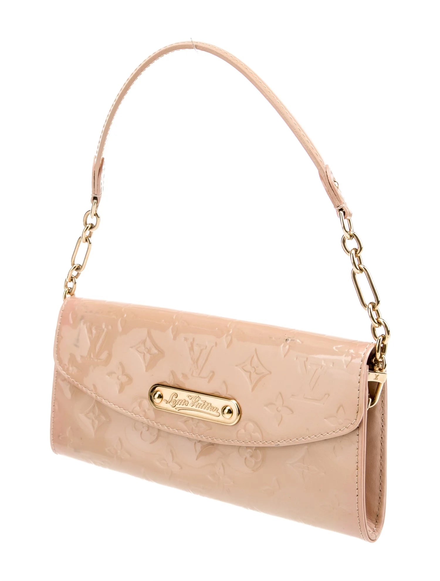 Louis Vuitton SUNSET ROSE Monogram Vernis Handbag