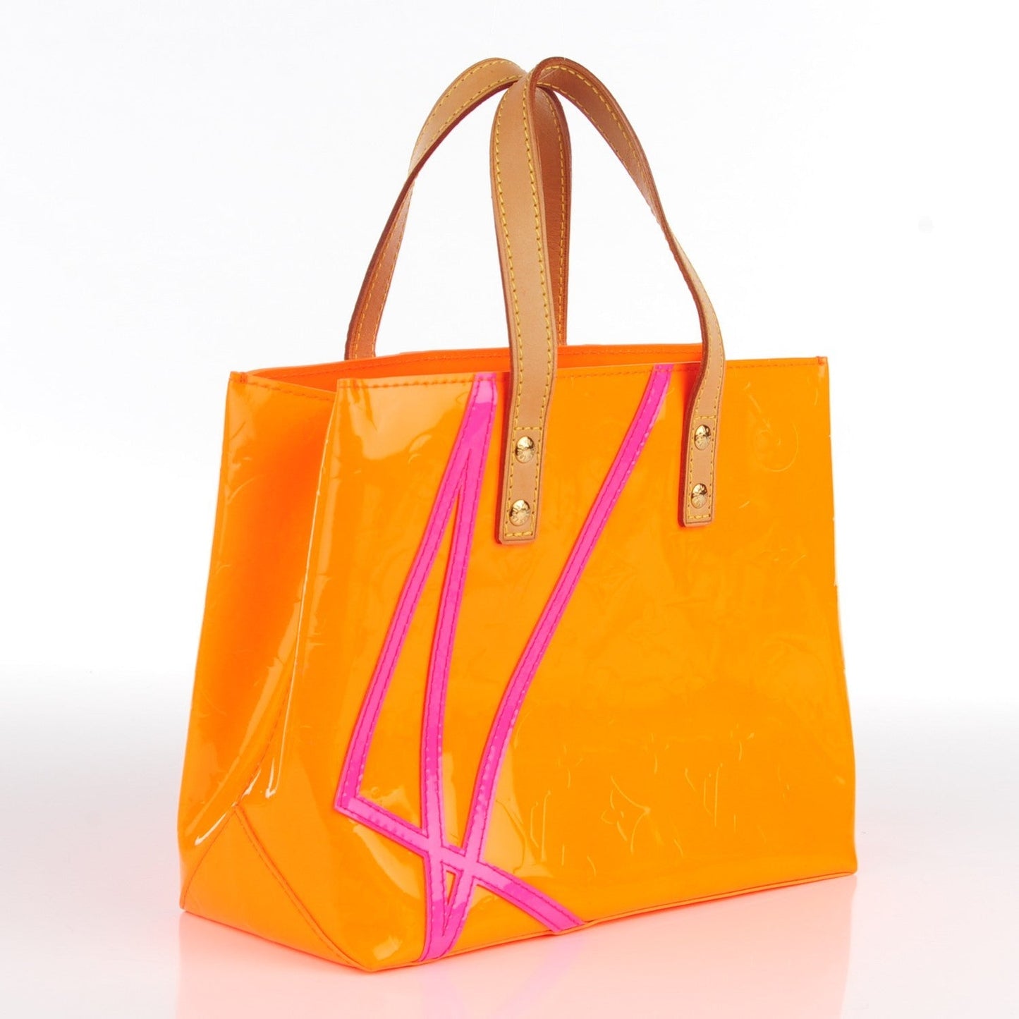 Louis Vuitton X ROBERT WILSON FLOU READE Monogram PM Vernis Tote Bag
