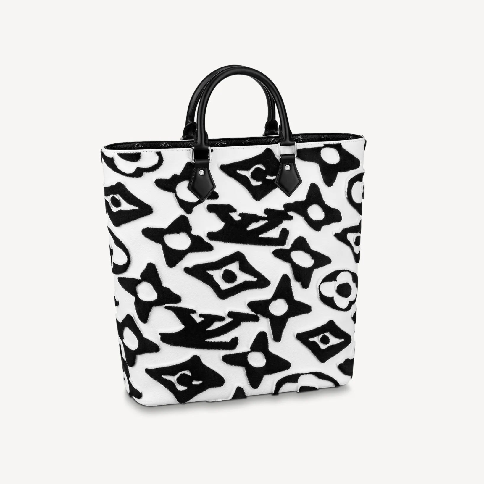 Louis Vuitton X URS FISCHER TUFTED CABAS Monogram Tote Bag