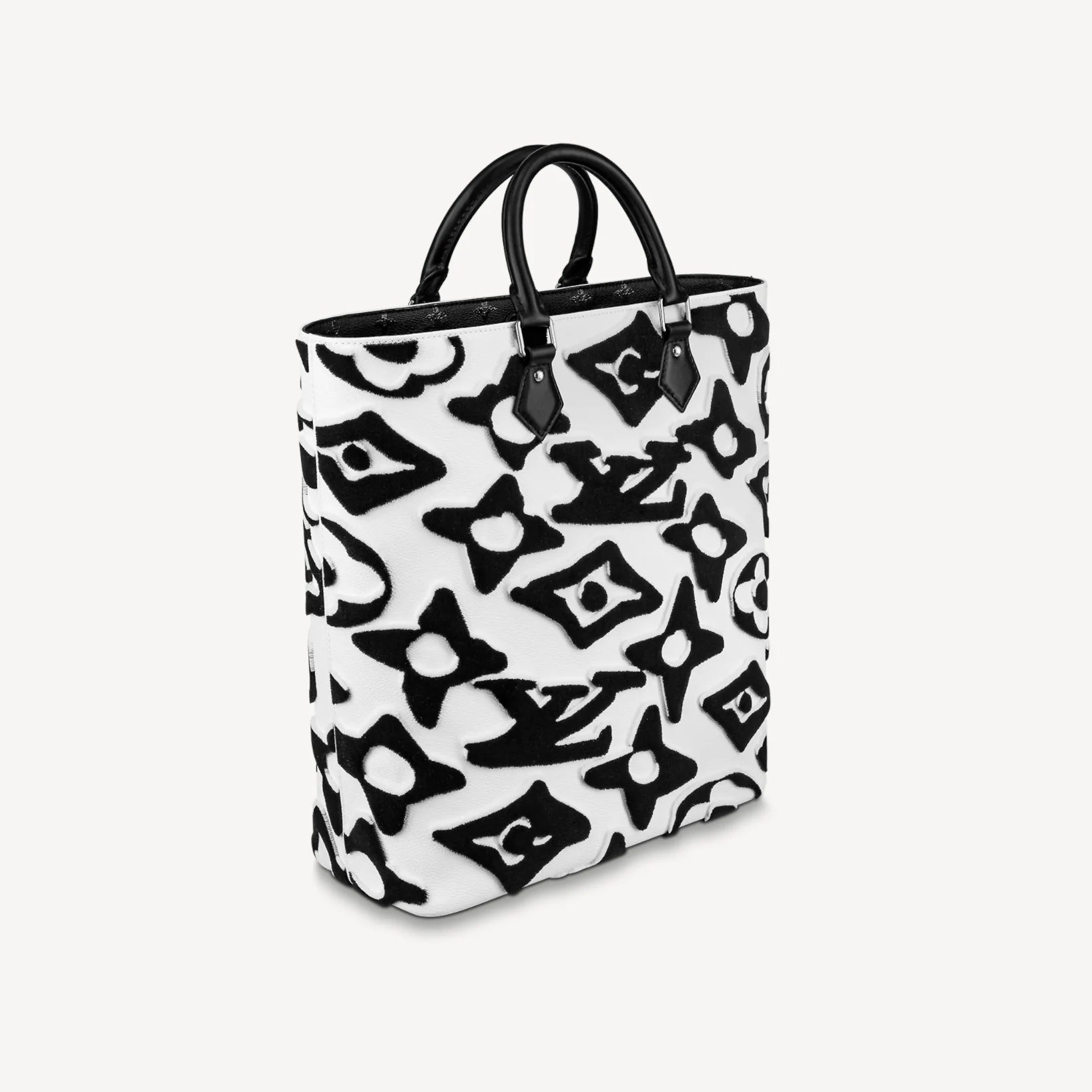 Louis Vuitton X URS FISCHER TUFTED CABAS Monogram Tote Bag