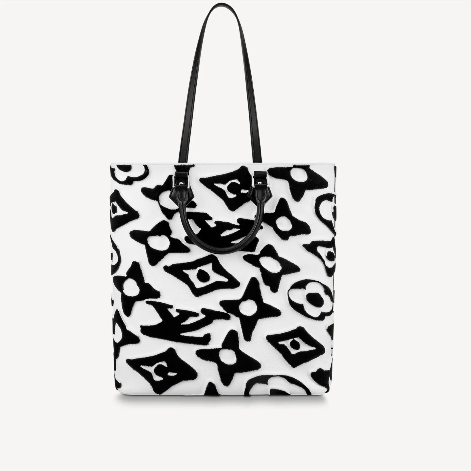 Louis Vuitton X URS FISCHER TUFTED CABAS Monogram Tote Bag