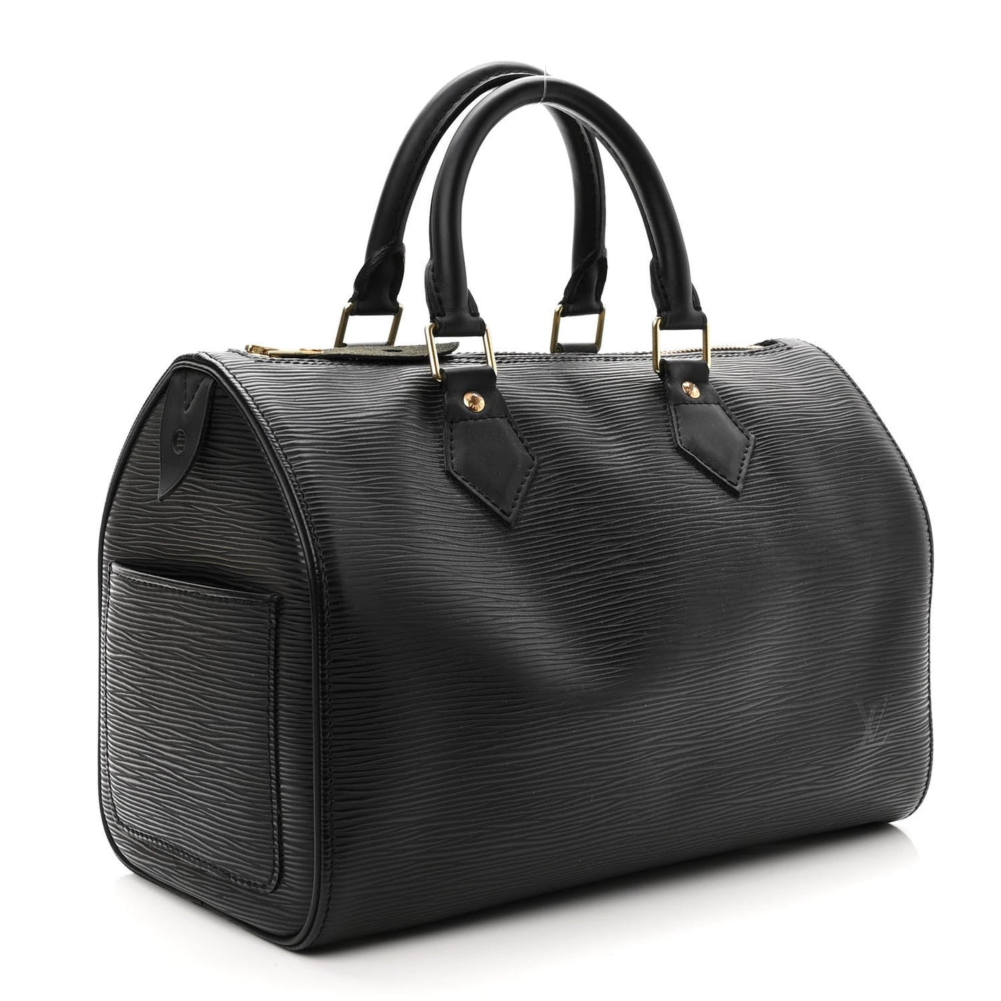 Louis Vuitton SPEEDY 25 Epi Leather Black Handbag
