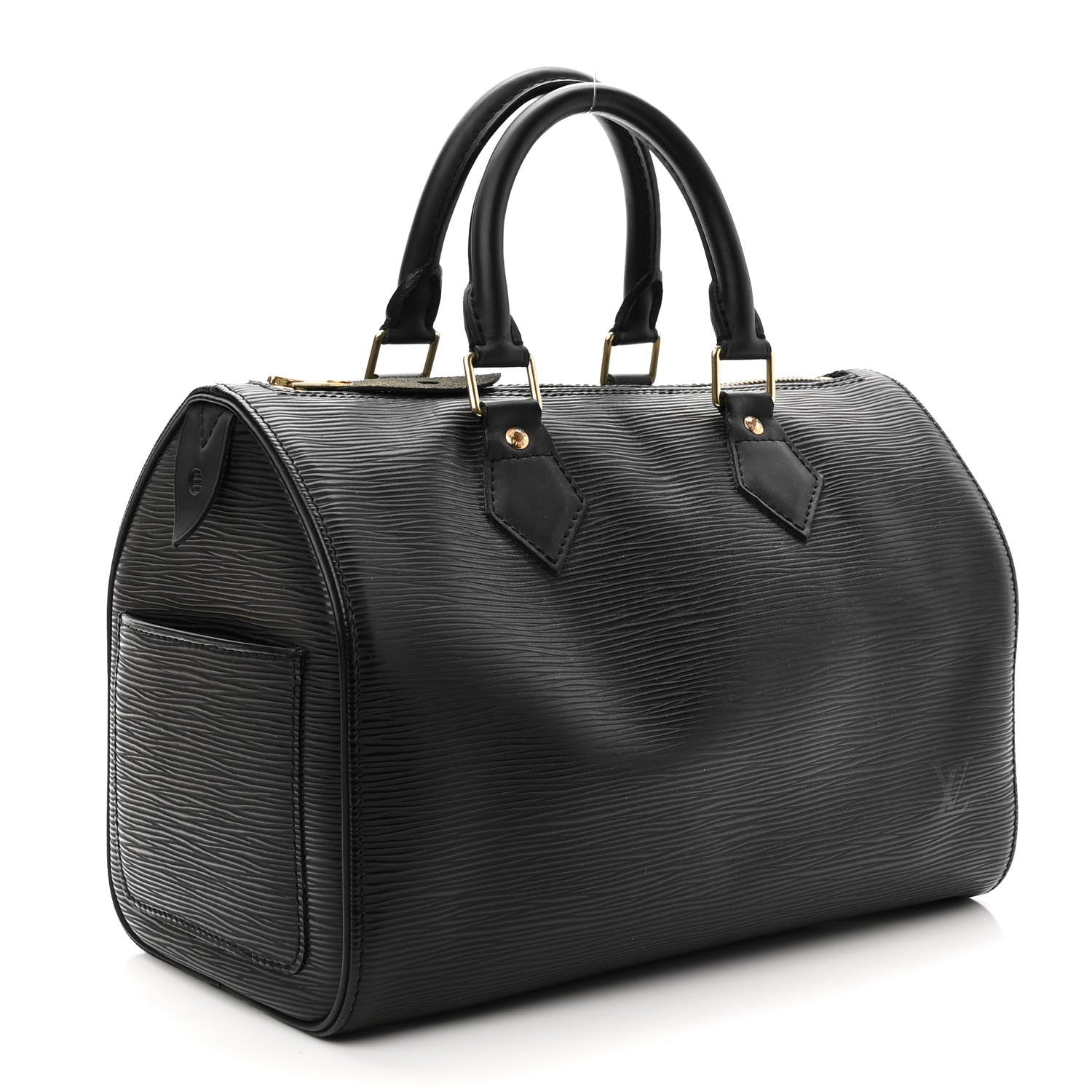 Louis Vuitton SPEEDY 25 Epi Leather Black Handbag