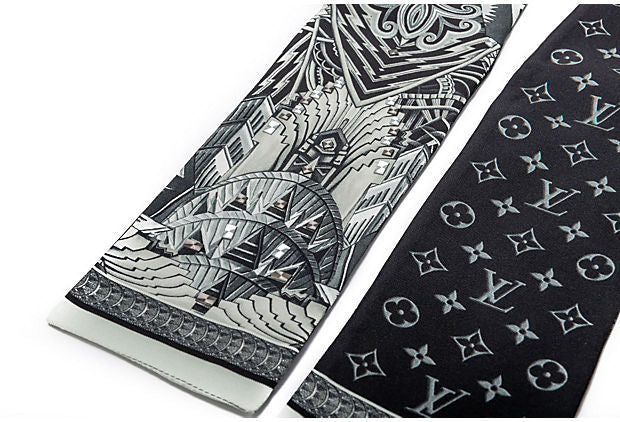 Louis Vuitton NY ART DECO SILK SCARF Monogram