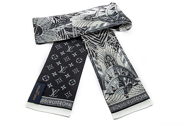 Louis Vuitton NY ART DECO SILK SCARF Monogram