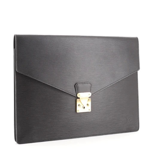 Louis Vuitton PORTE DOCUMENT Epi Leather Handbag