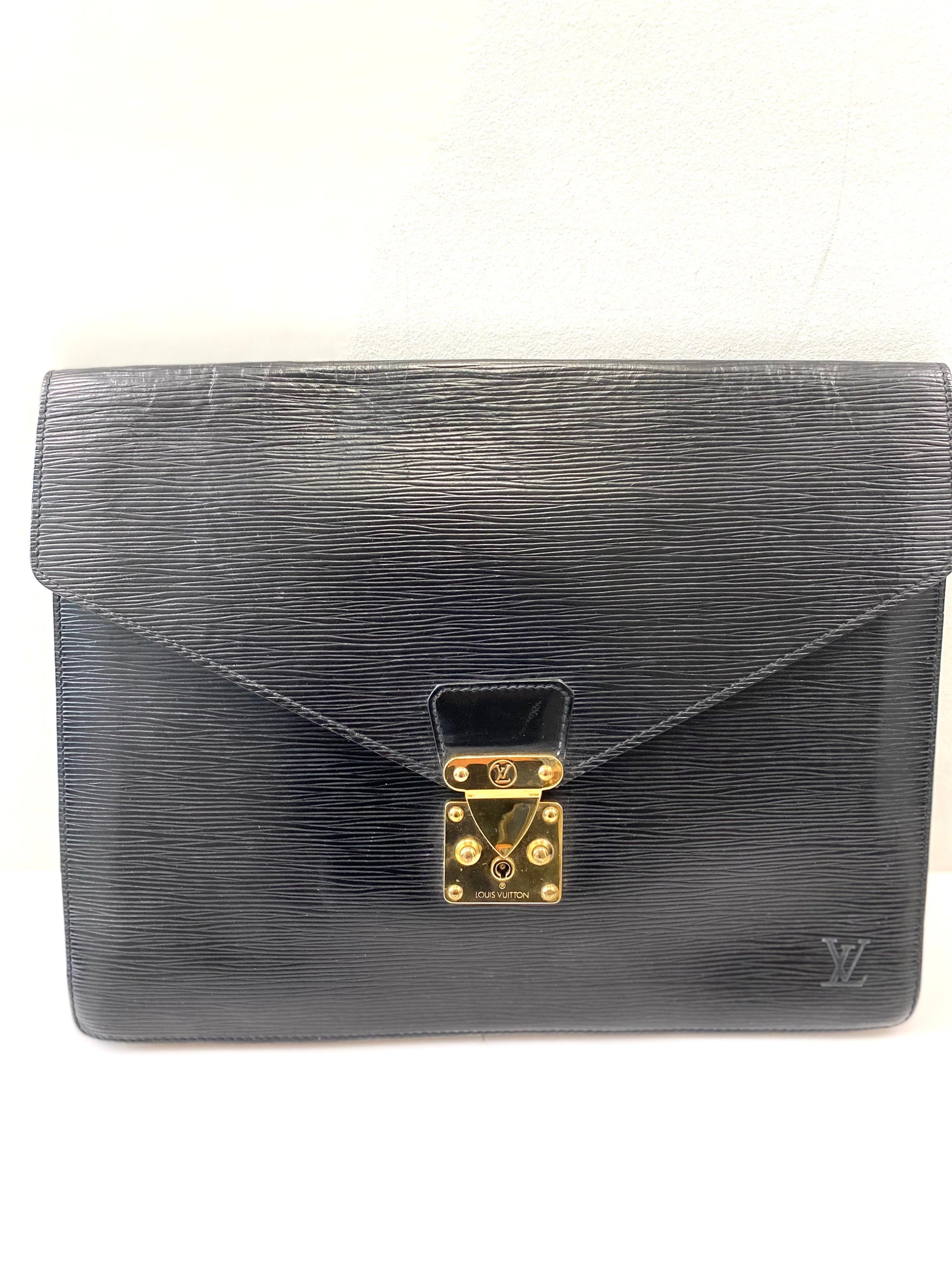 Louis Vuitton PORTE DOCUMENT Epi Leather Handbag