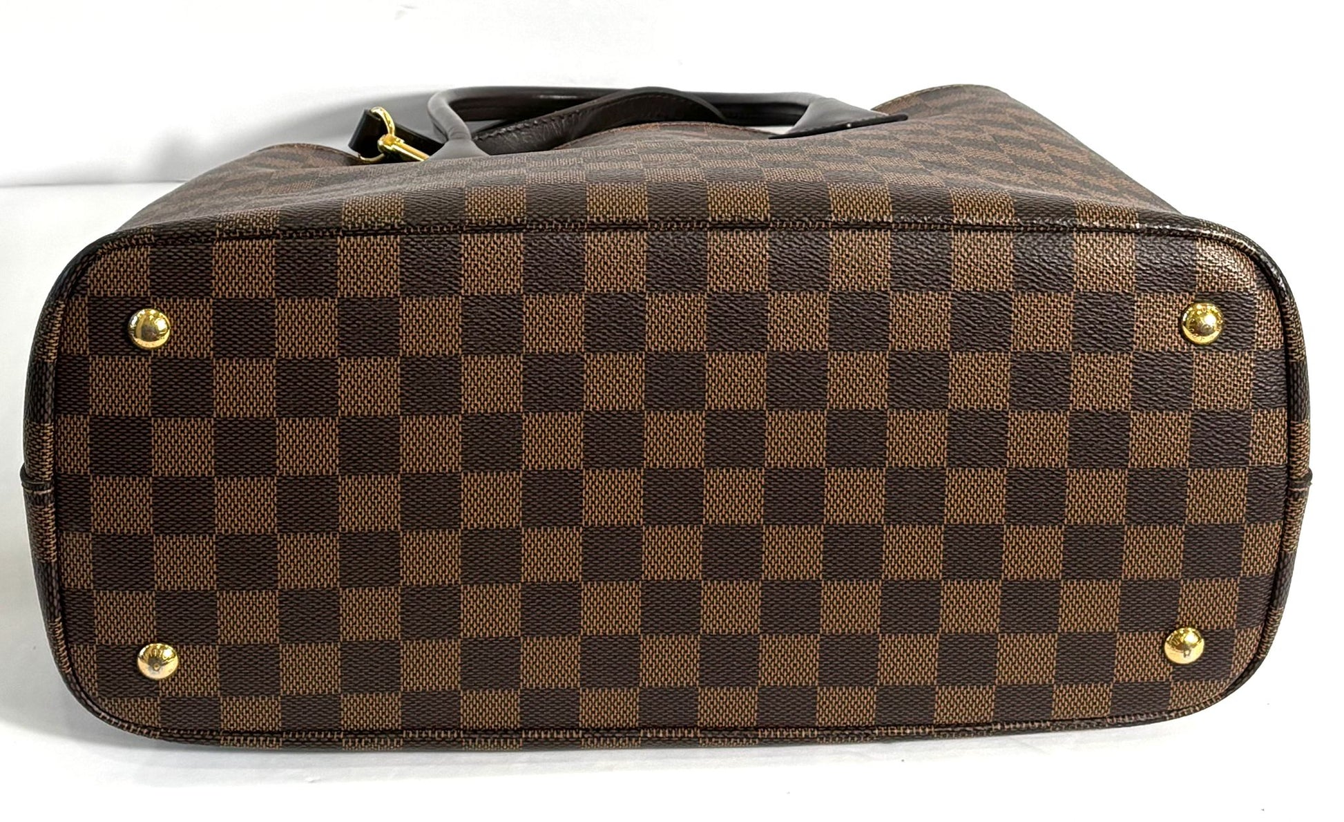 Louis Vuitton DAMIER EBENE Canvas Satchel Bag