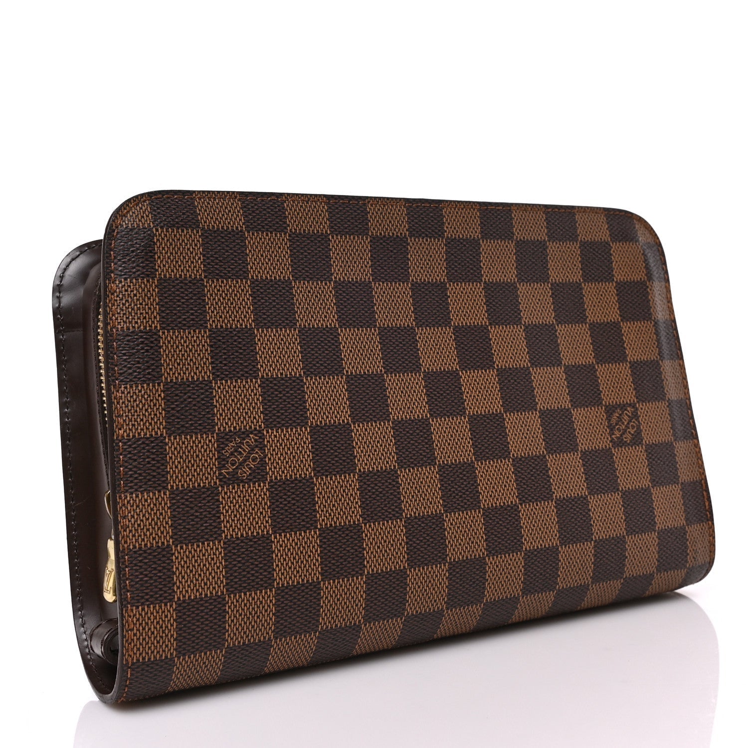 Louis Vuitton POCHETTE SAINT LOUIS EBENE Damier Canvas Clutch Bag
