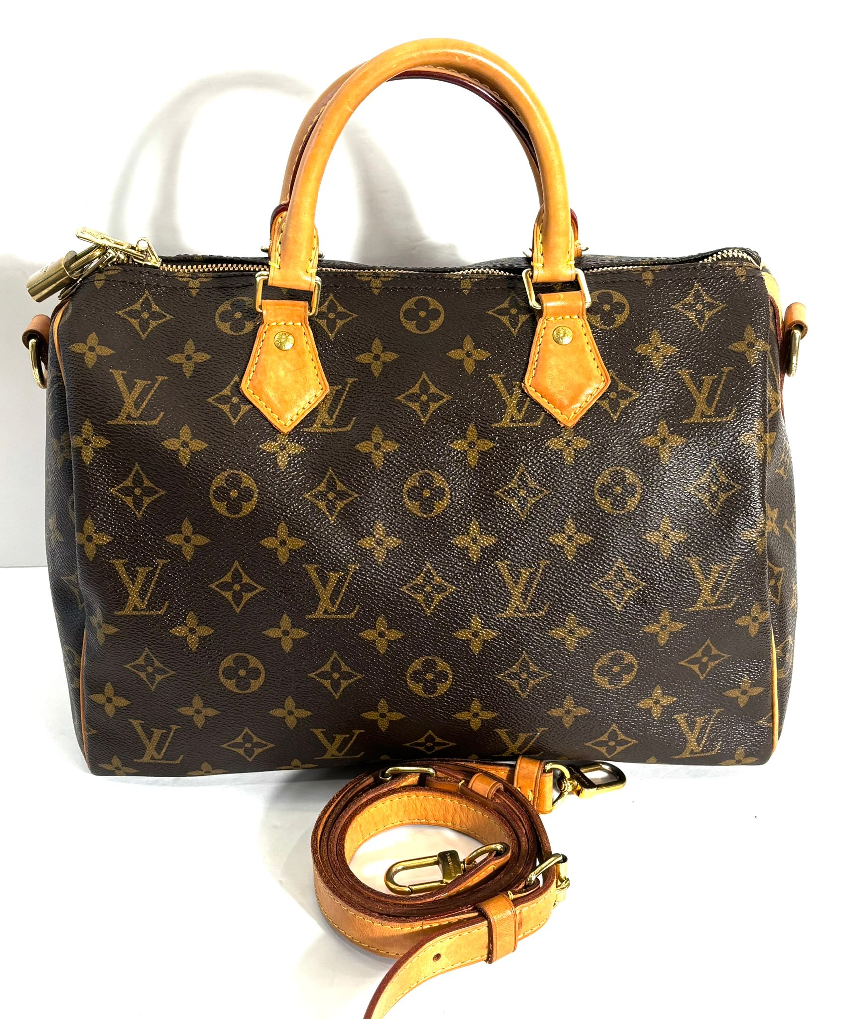Louis Vuitton SPEEDY 30 Monogram Handbag Monogram Bag