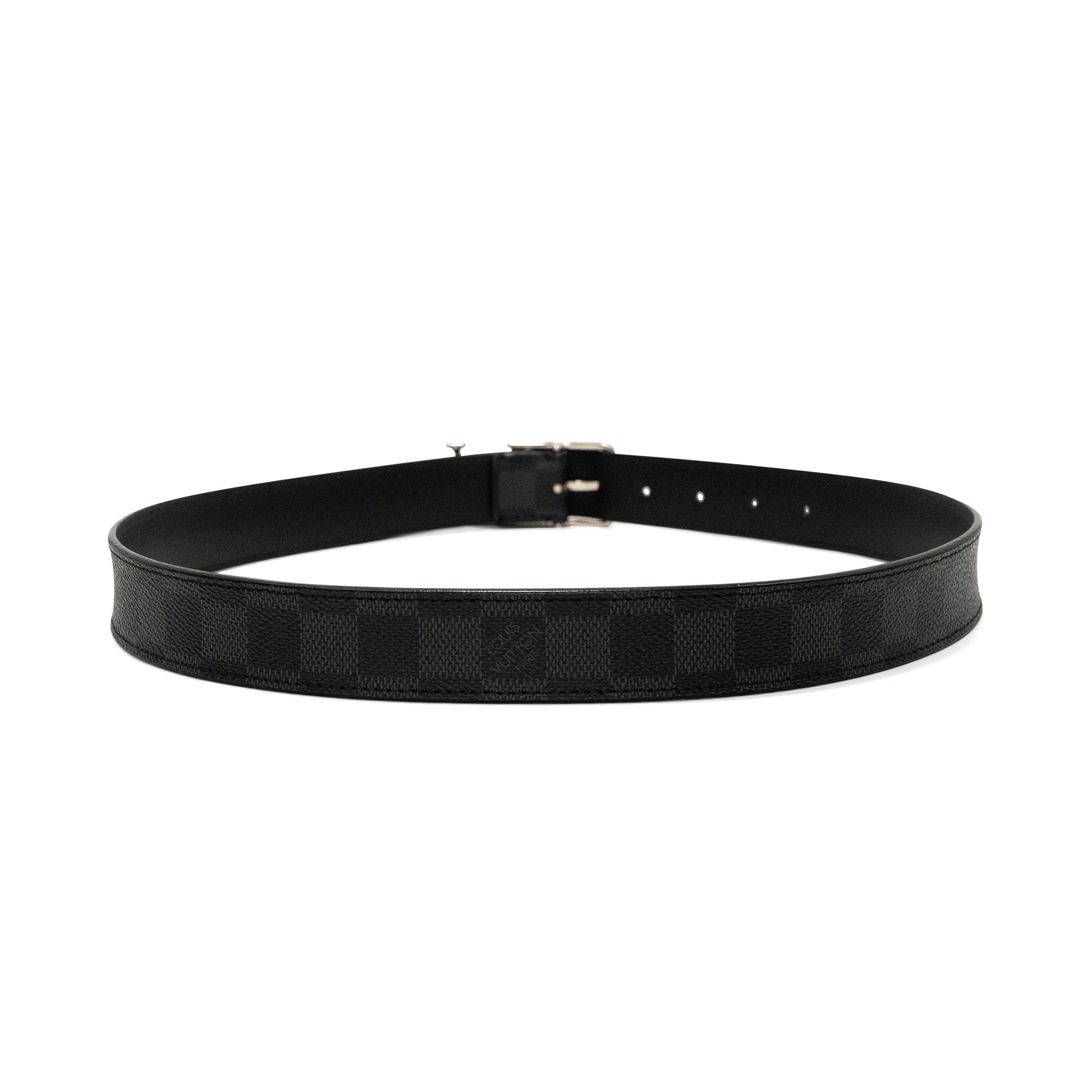 Louis Vuitton 'Damier Graphite Neogram' Belt - 85/34
