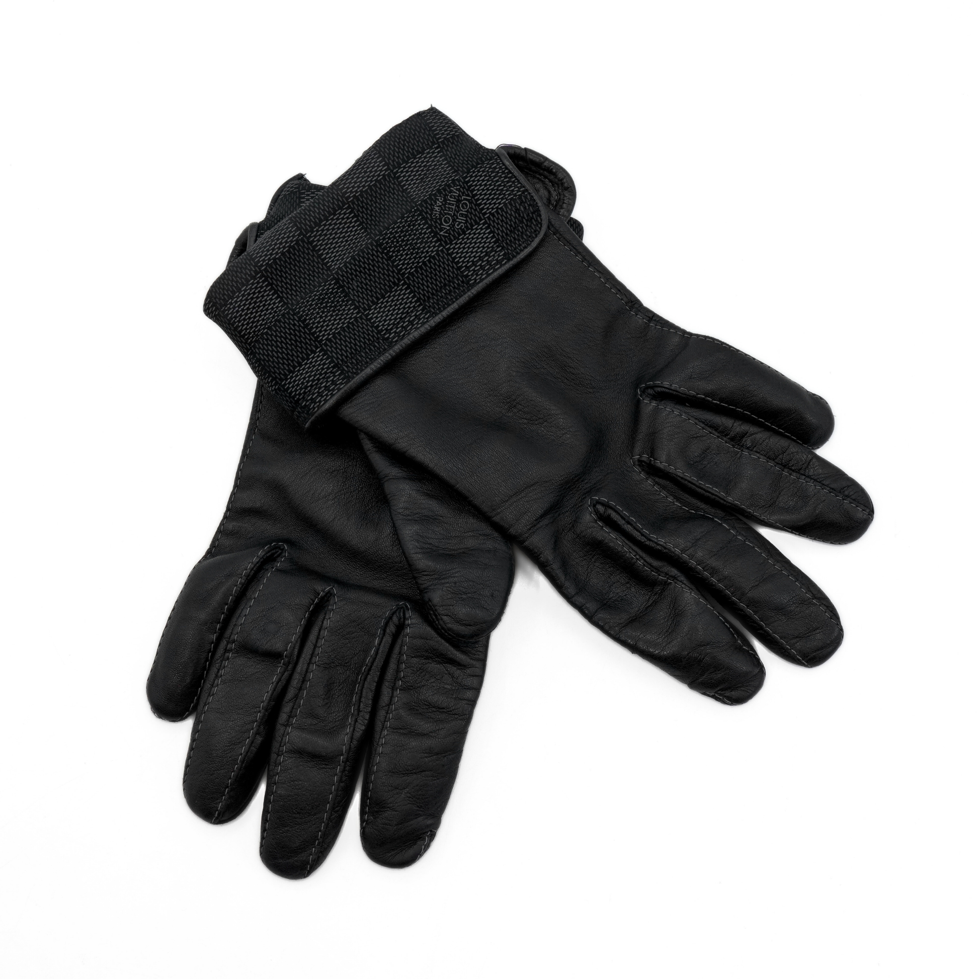 Louis Vuitton Leather Gloves Fashion Accessory