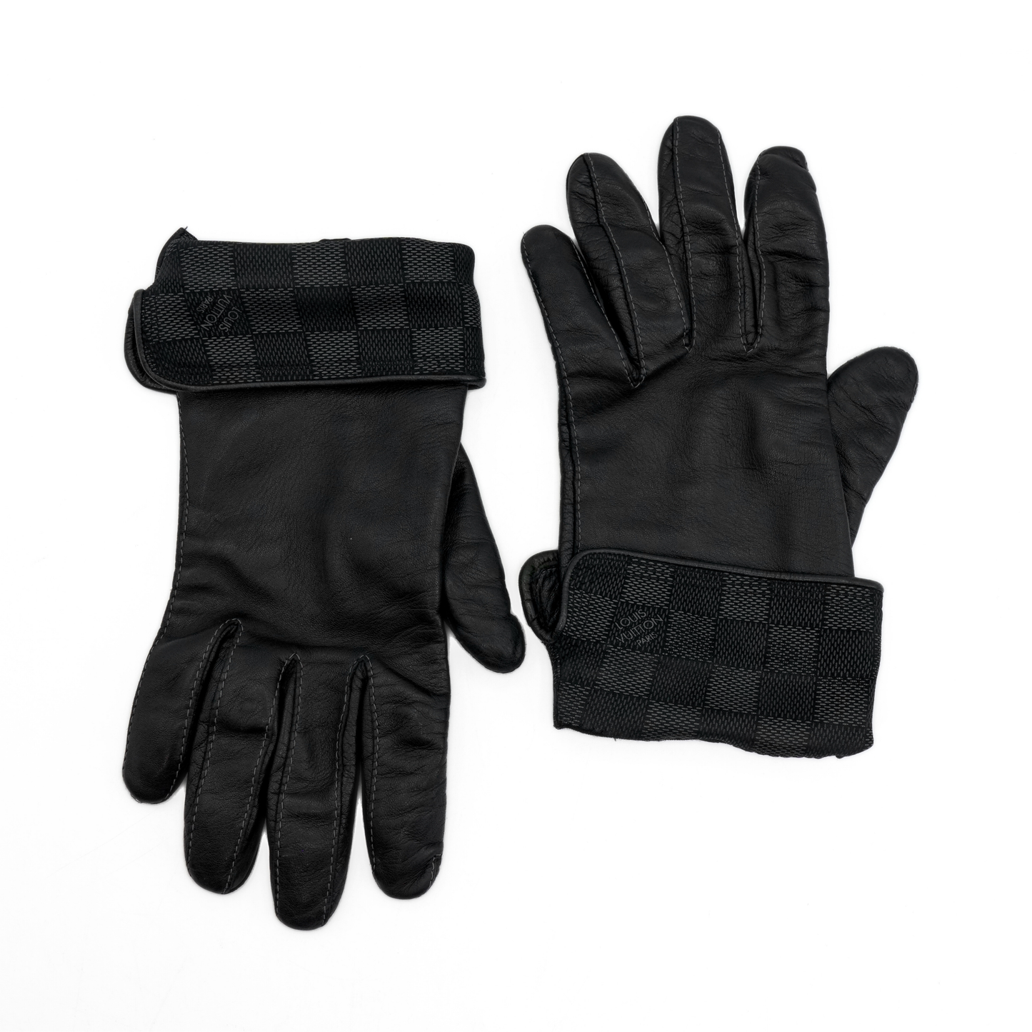 Louis Vuitton Leather Gloves Fashion Accessory