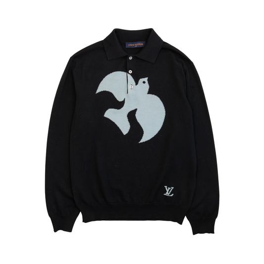 Louis Vuitton 'Virgil Homage Dove' Polo - Men's S Fashion Accessory