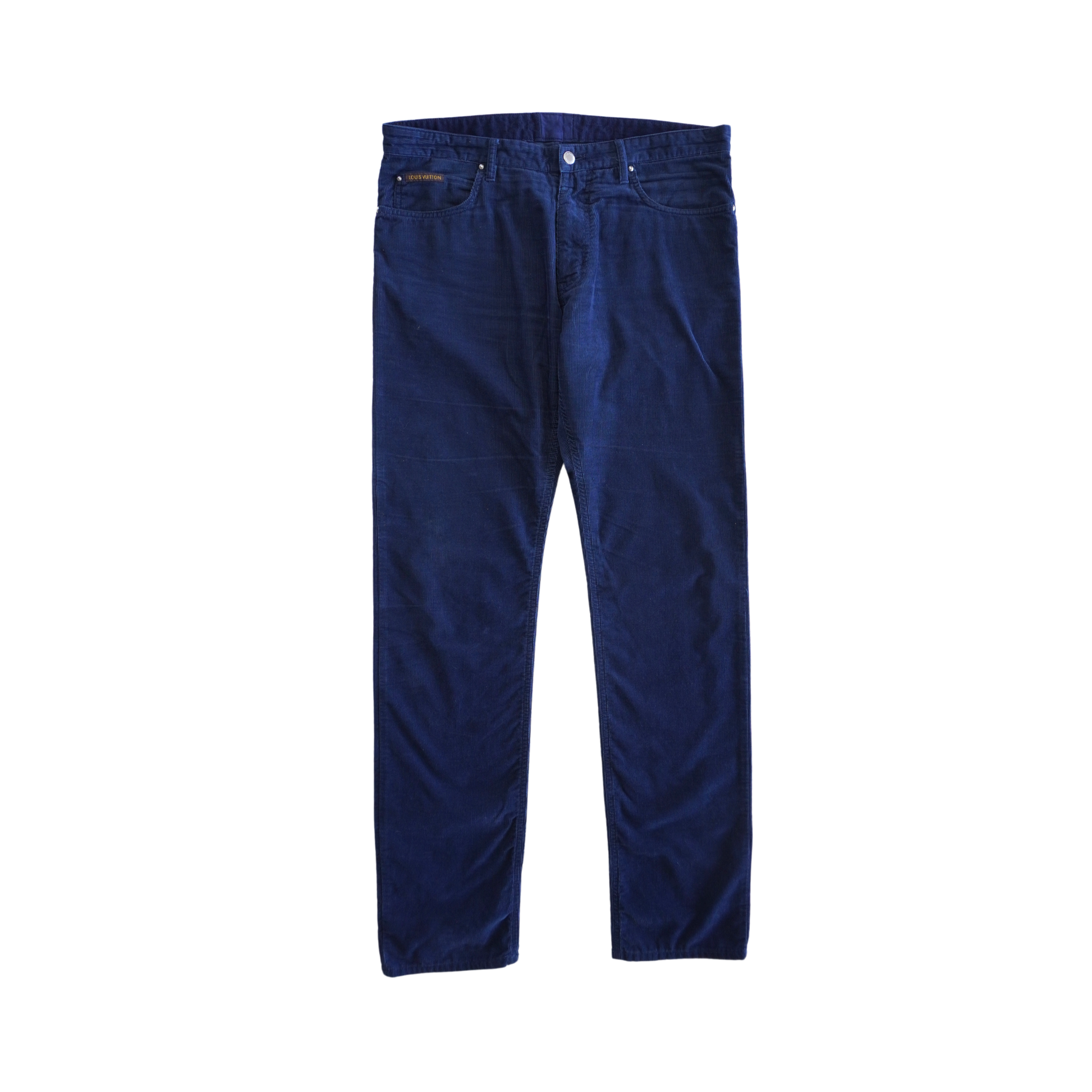 Louis Vuitton Corduroy Pants - Men's 34 Blue Corduroy Pants Mens
