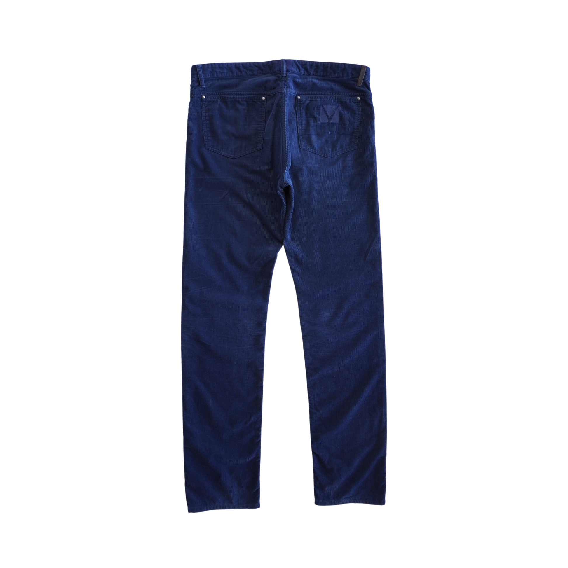 Louis Vuitton Corduroy Pants - Men's 34 Blue Corduroy Pants Mens