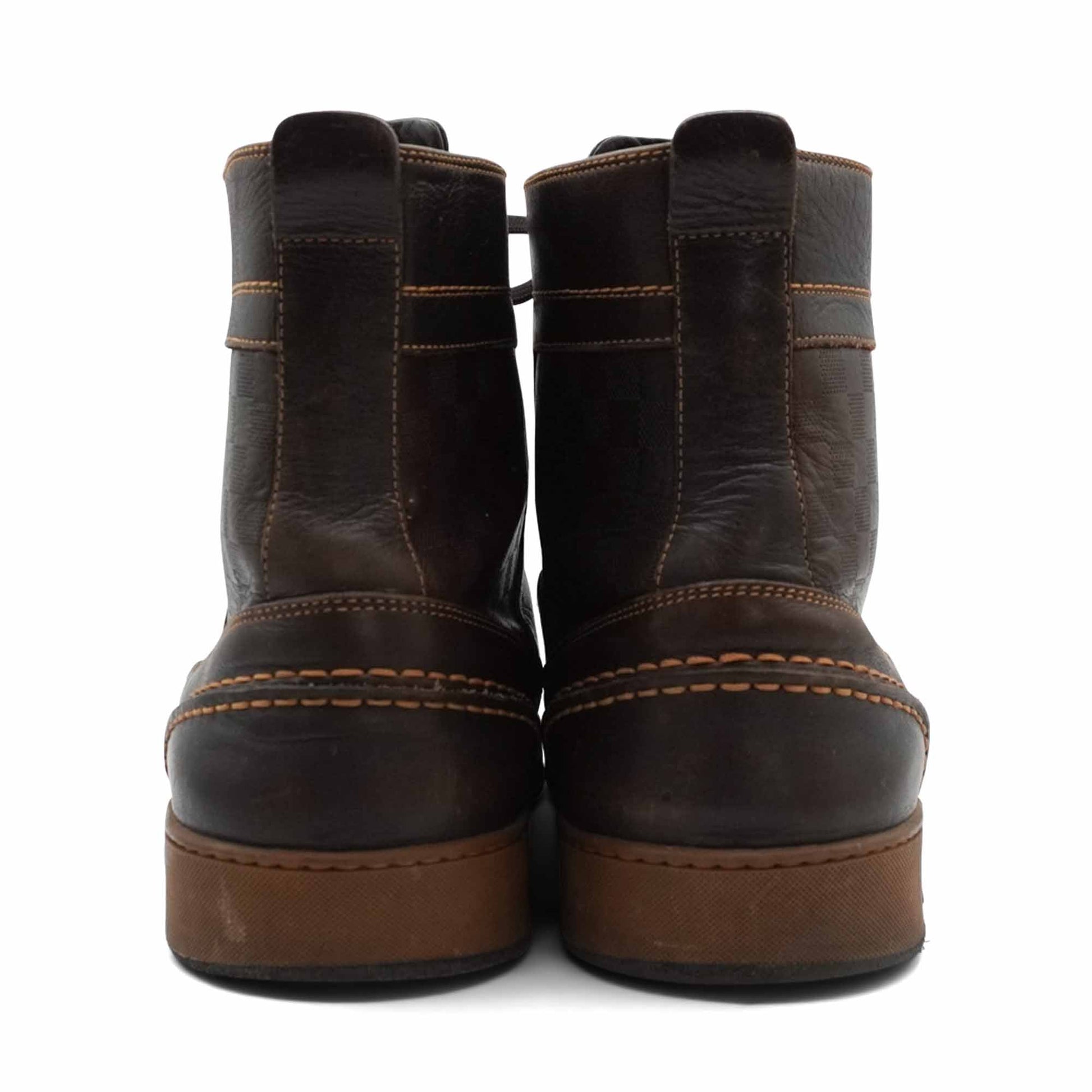 Louis Vuitton 'Petit Damier' Hightop Sneakers - Men's 10