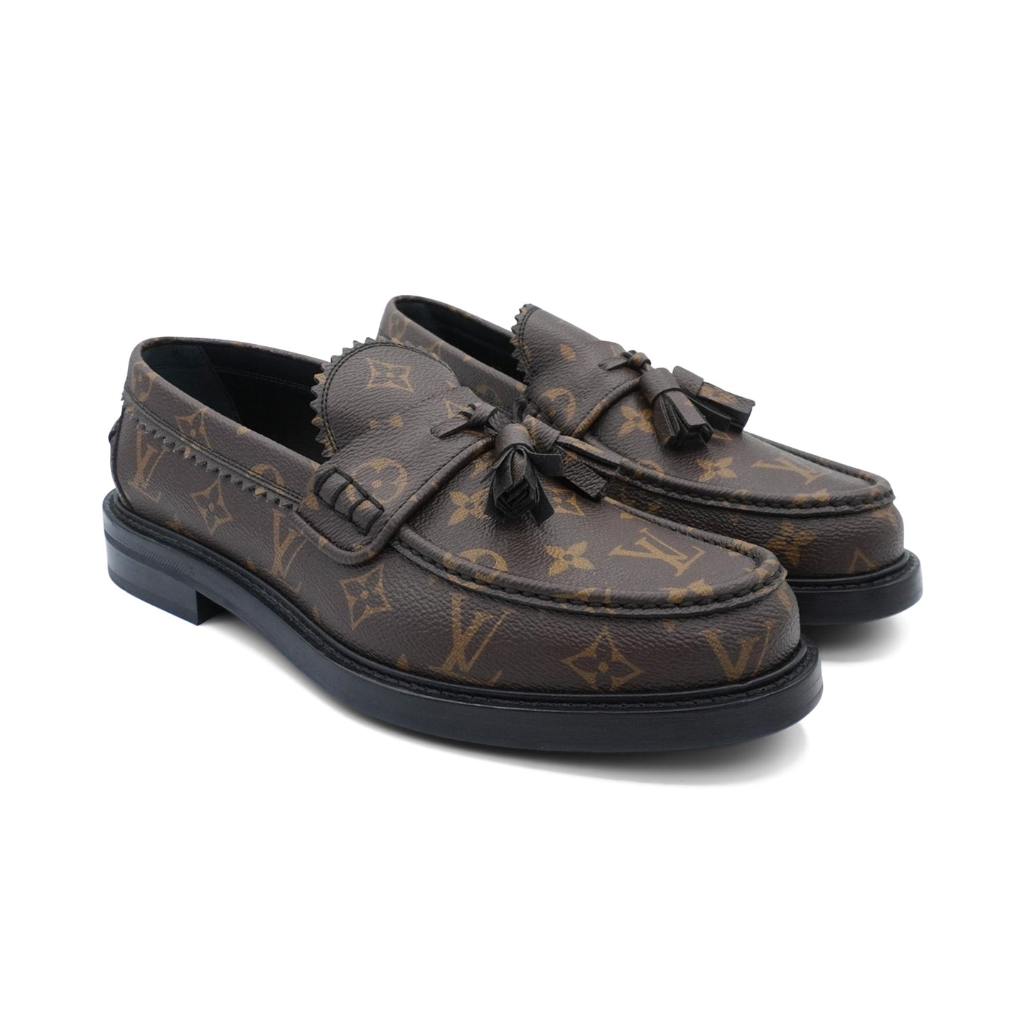 Louis Vuitton 'Voltaire' Monogram Loafers - Men's 8