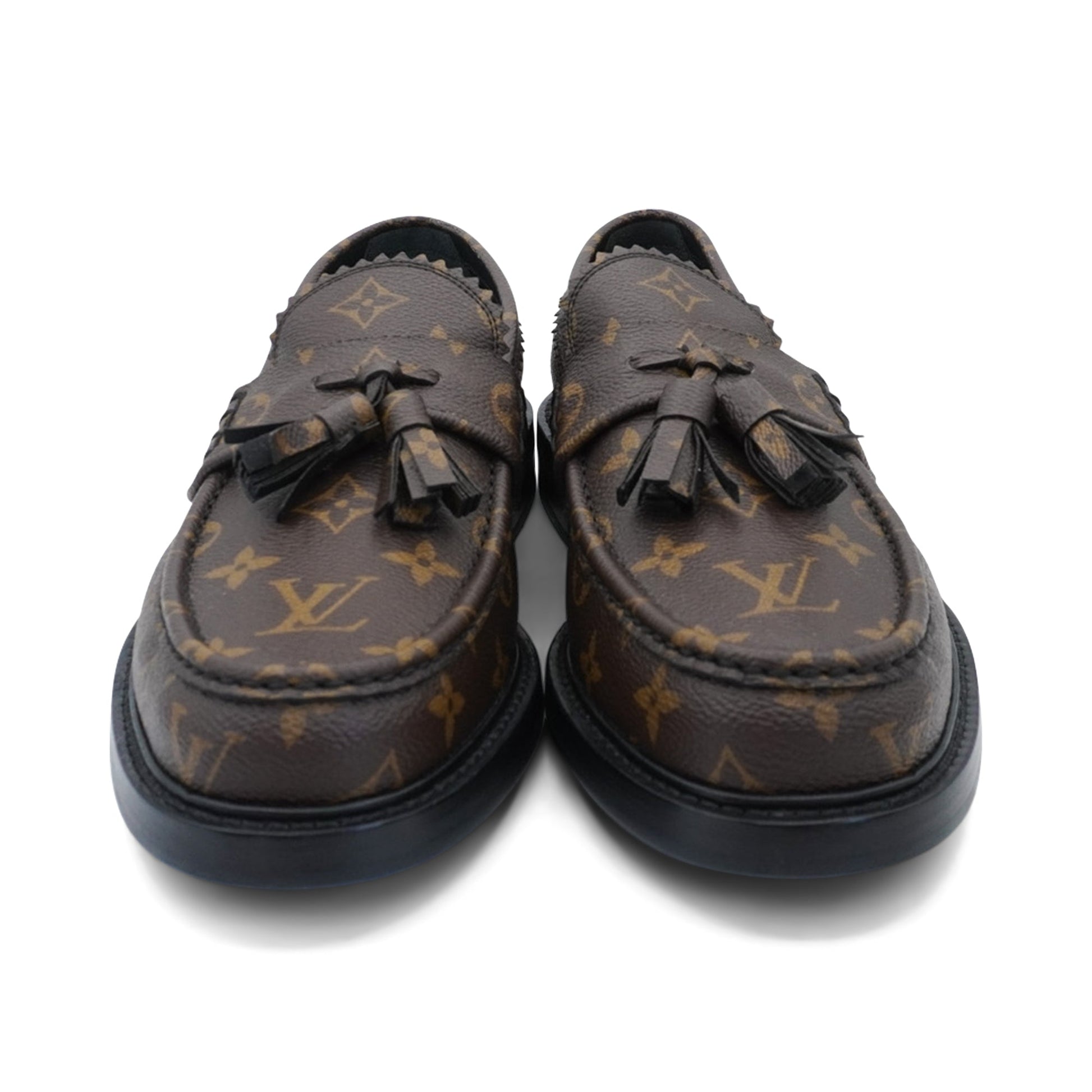 Louis Vuitton 'Voltaire' Monogram Loafers - Men's 8