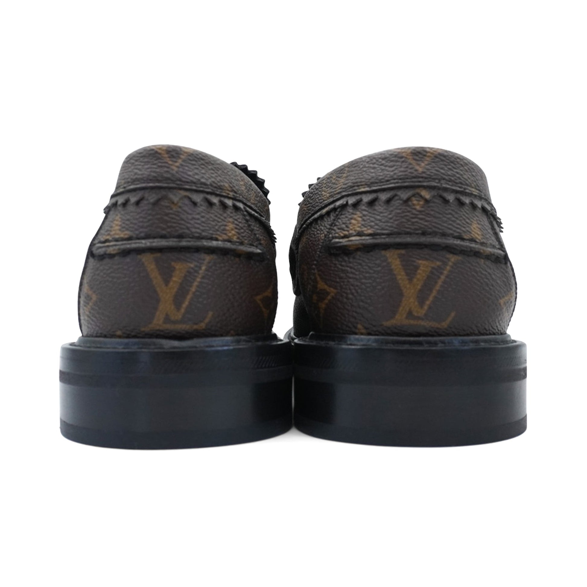 Louis Vuitton 'Voltaire' Monogram Loafers - Men's 8