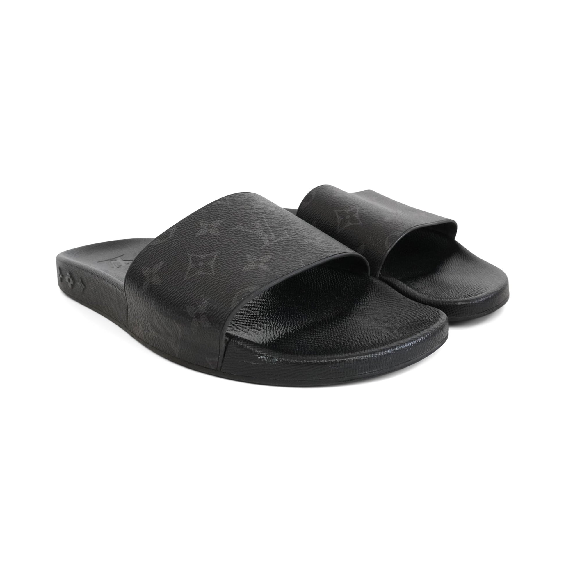 Louis Vuitton Monogram Pool Slides - Men's 8 Women Shoes