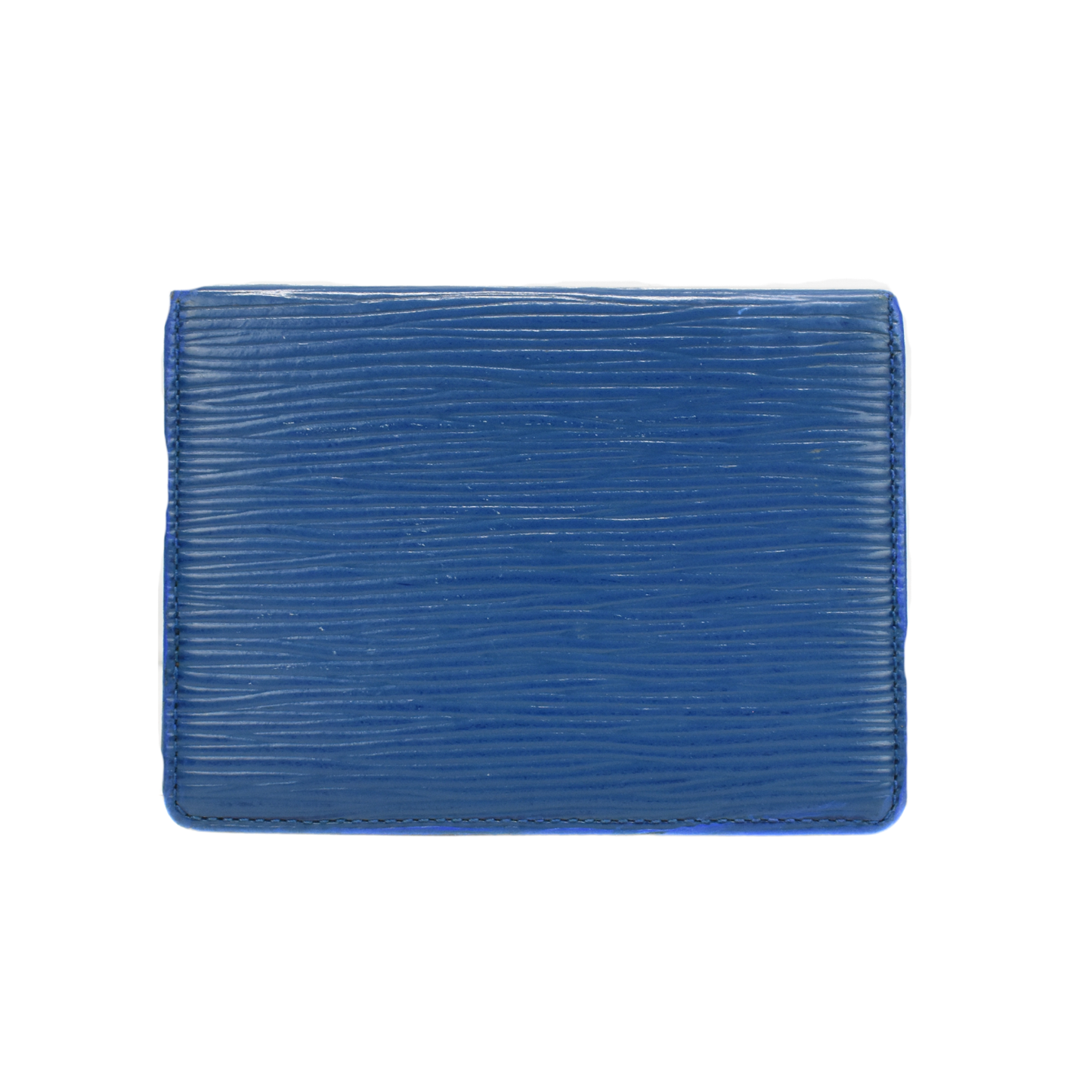 Louis Vuitton Photo Wallet Blue Leather