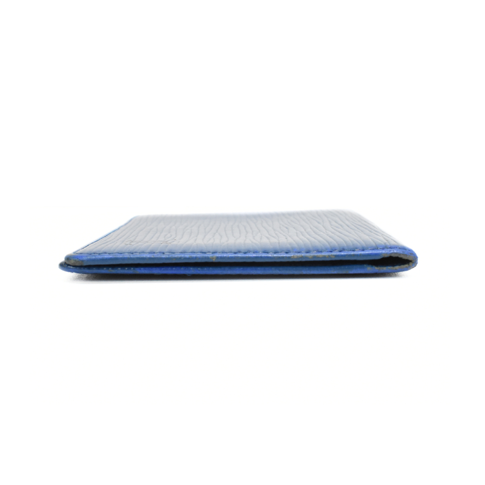 Louis Vuitton Photo Wallet Blue Leather