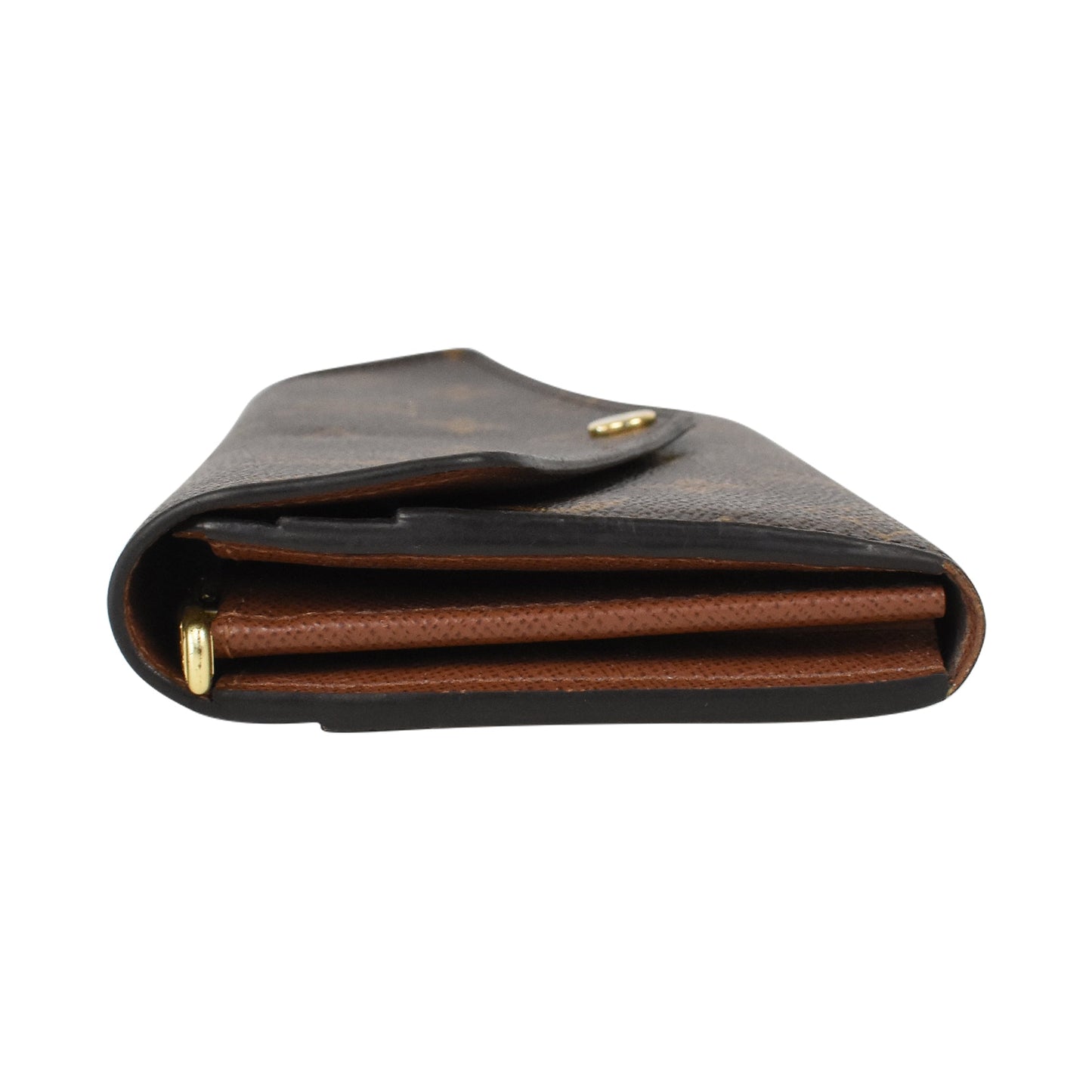 Louis Vuitton 'Sarah' Wallet Brown Canvas