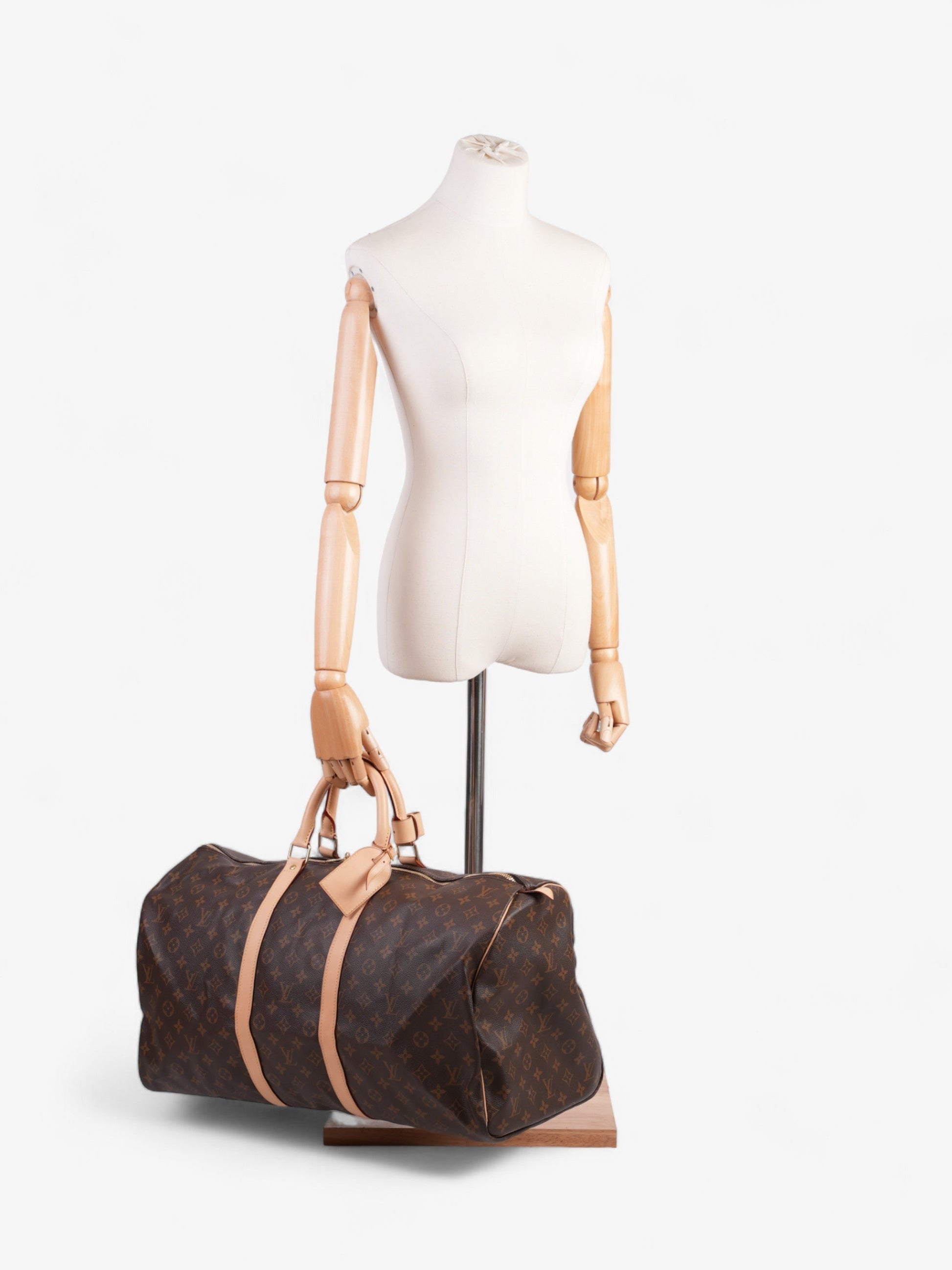 Louis Vuitton Keepall 50 Coated Monogram Canvas Coated Canvas Apparel