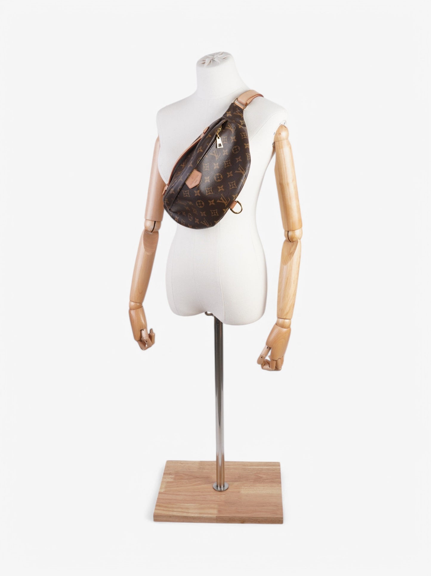 Louis Vuitton Bumbag Coated Monogram Canvas Coated Canvas Beige Apparel