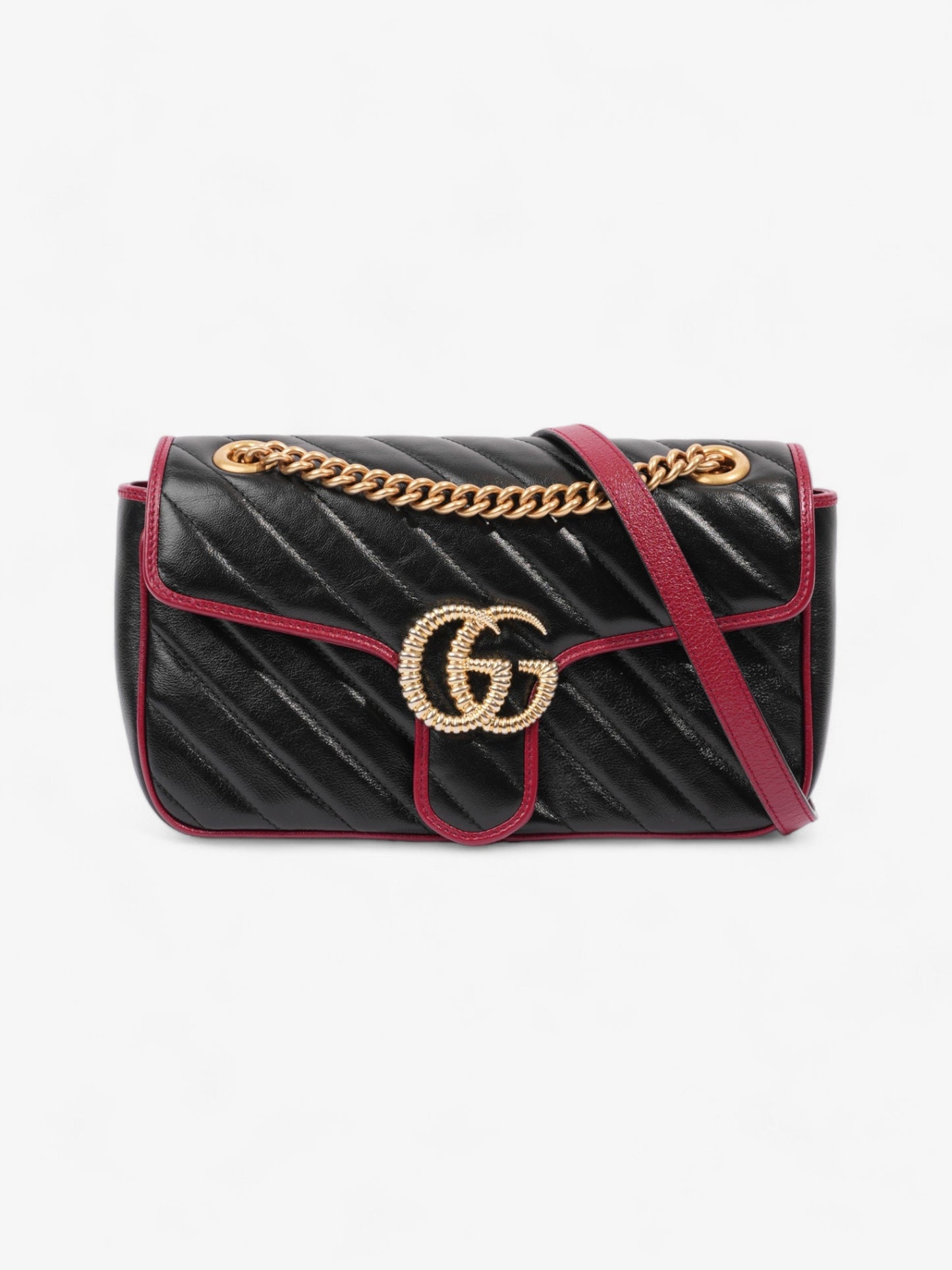 Gucci Marmont Flap Small Shoulder Bag Leather Black