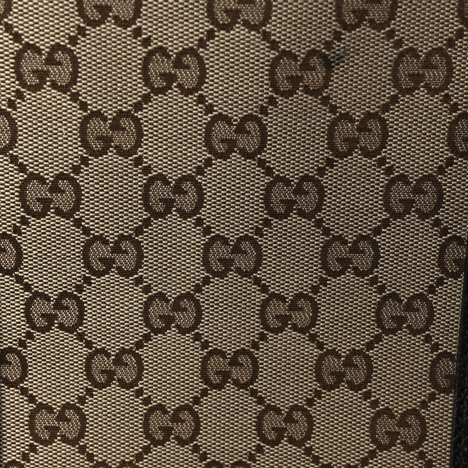 Gucci Monogram Dollar Calfskin Large Boston Duffle Bag Beige Ebony Testa di Moro Marrone Scuro