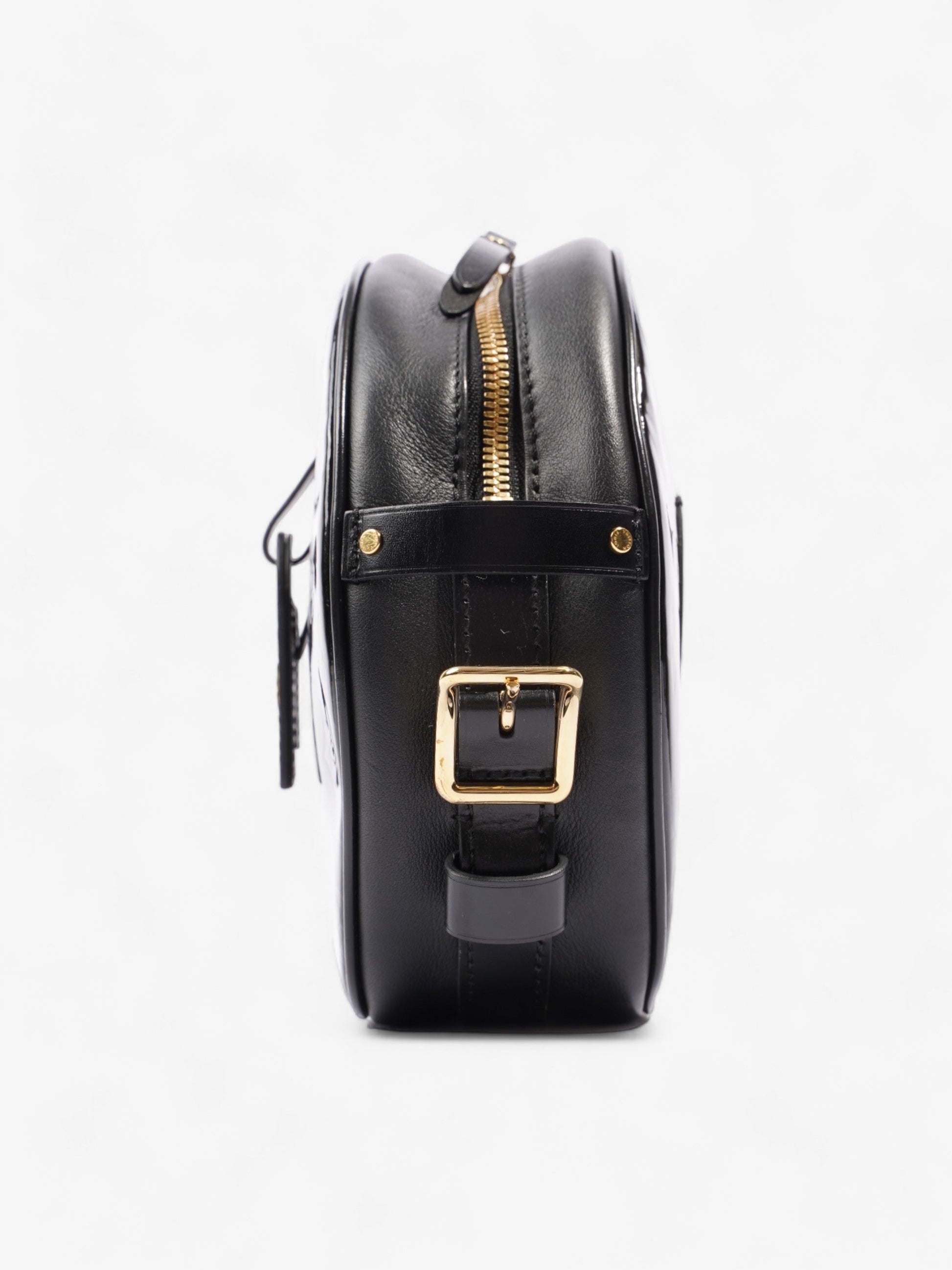 Louis Vuitton Boite Chapeau Souple Vernis Leather Black Handbag