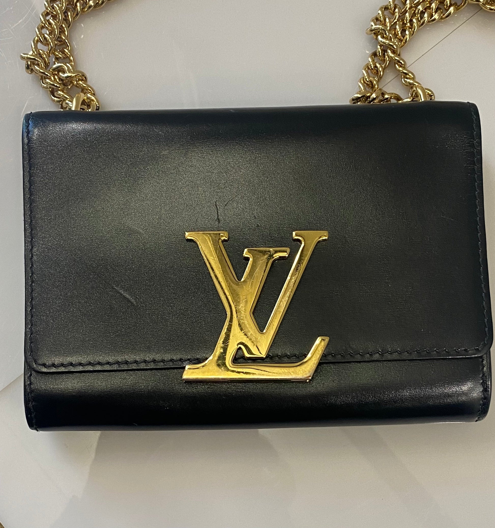 Louis Vuitton LOUISE Leather Calfskin Crossbody Bag