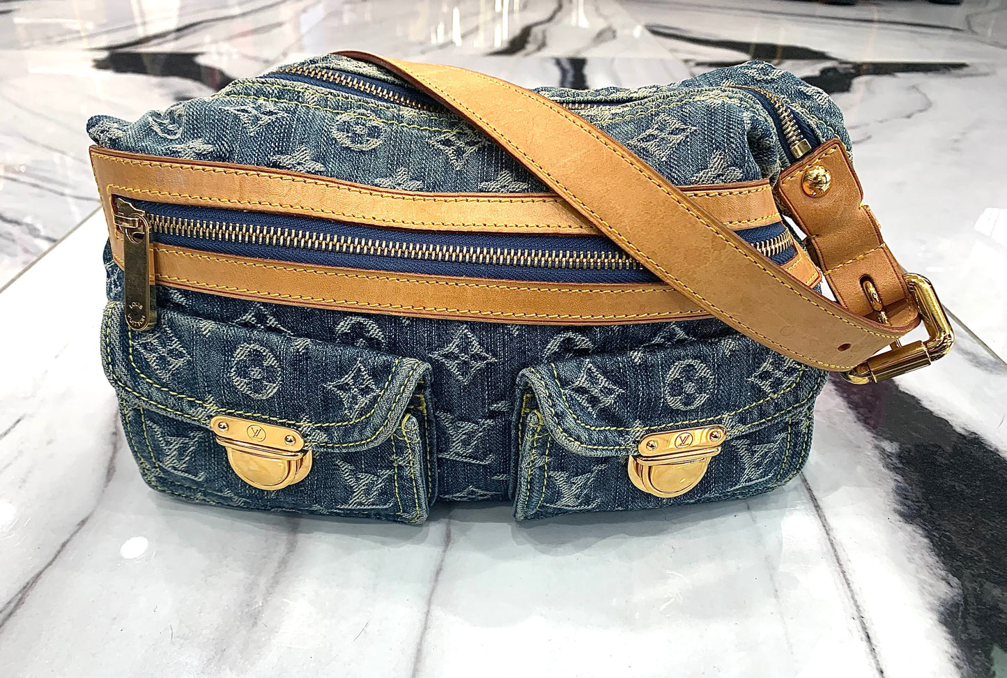 Louis Vuitton DENIM BAGGY PM Handbag