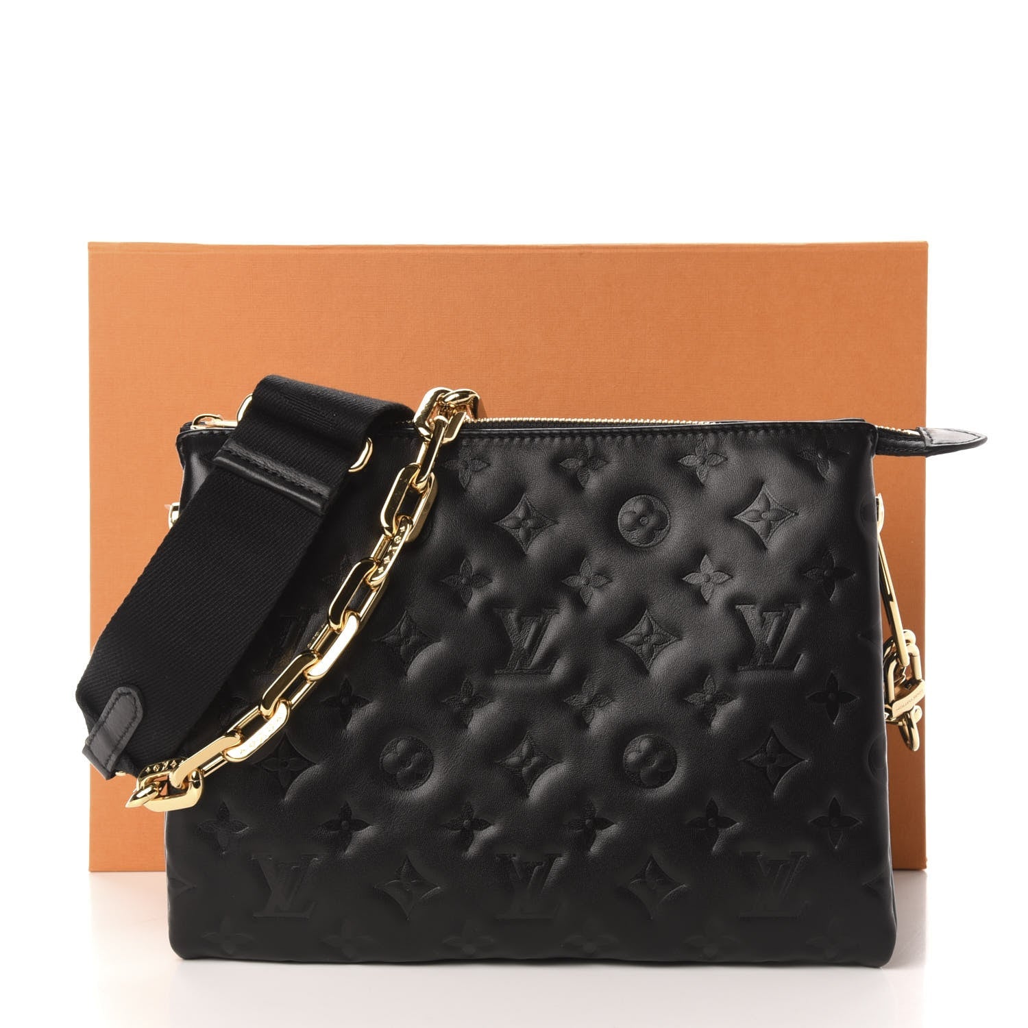 Louis Vuitton Coussin MM Monogram Black Handbag