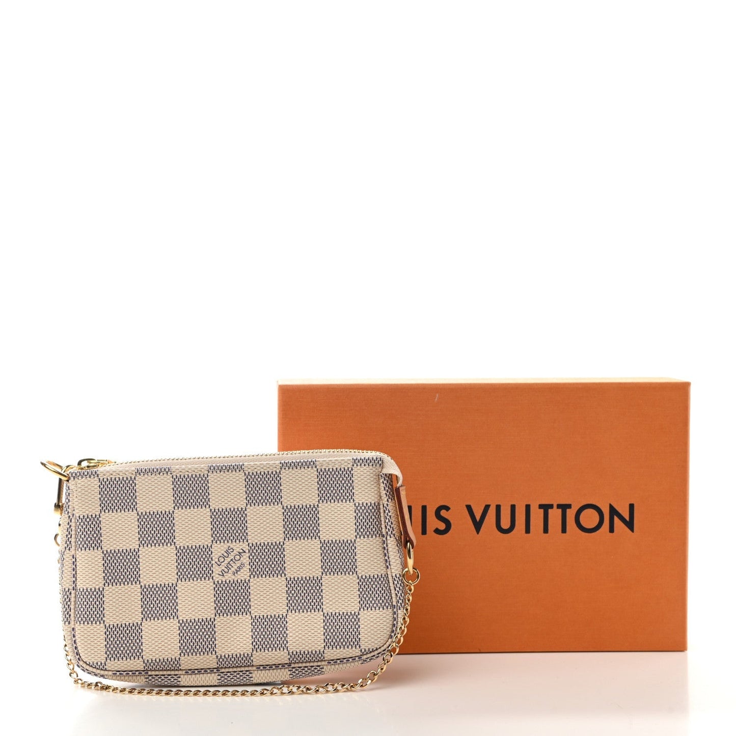 Louis Vuitton Azur Pochette Damier Clutch Bag Mini Pochette