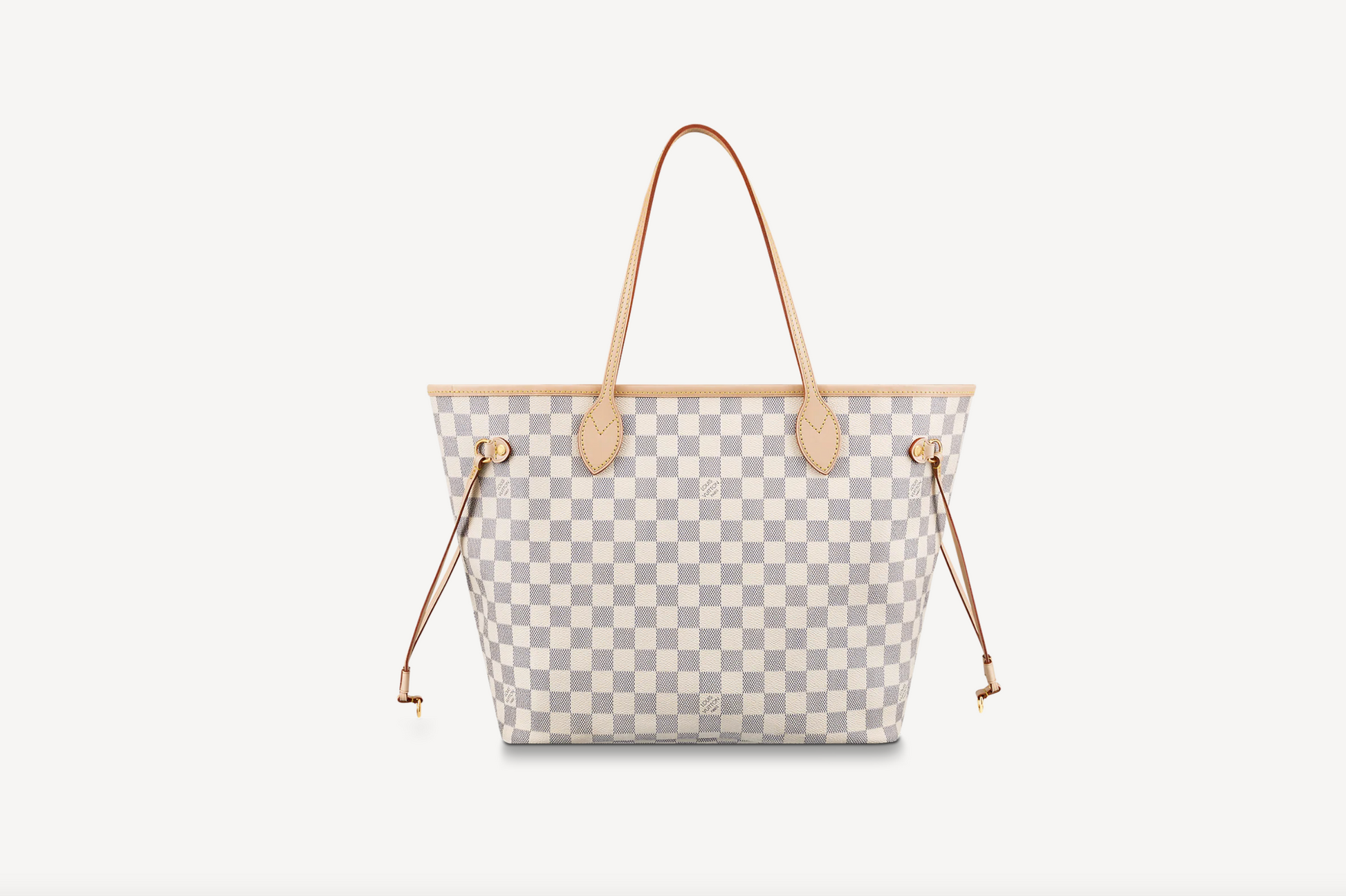 Louis Vuitton AZUR MM Damier Neverfull Tote Bag