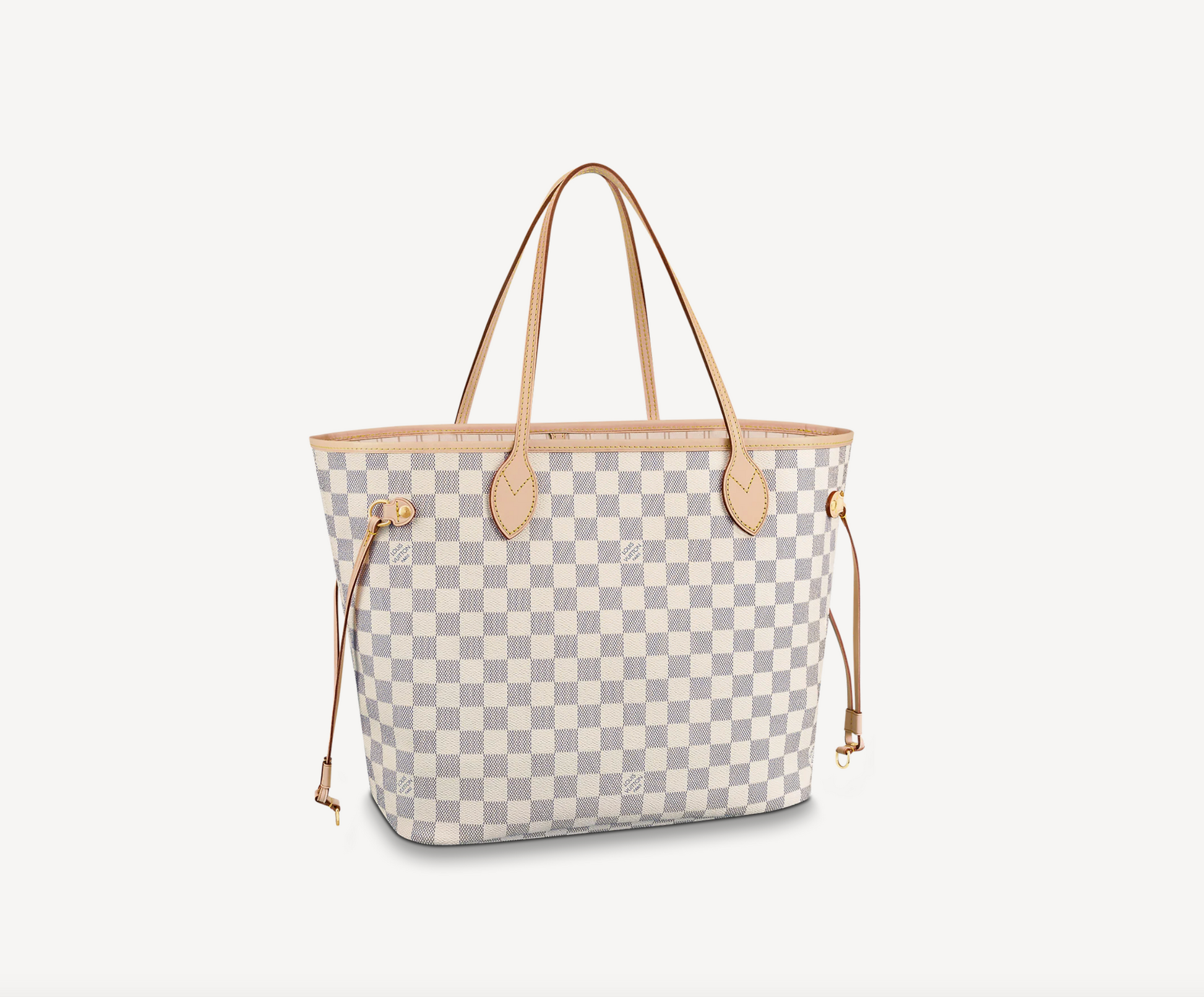 Louis Vuitton AZUR MM Damier Neverfull Tote Bag