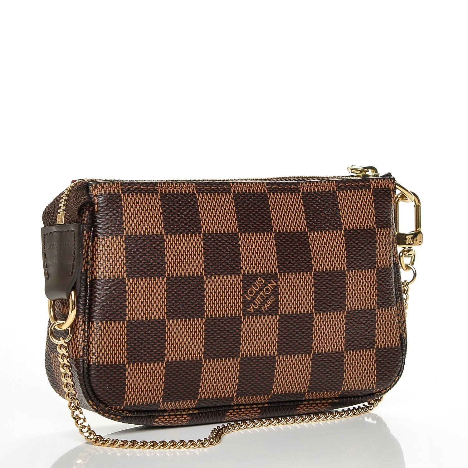 Louis Vuitton Ebene Pochette Damier Clutch Bag Mini Pochette